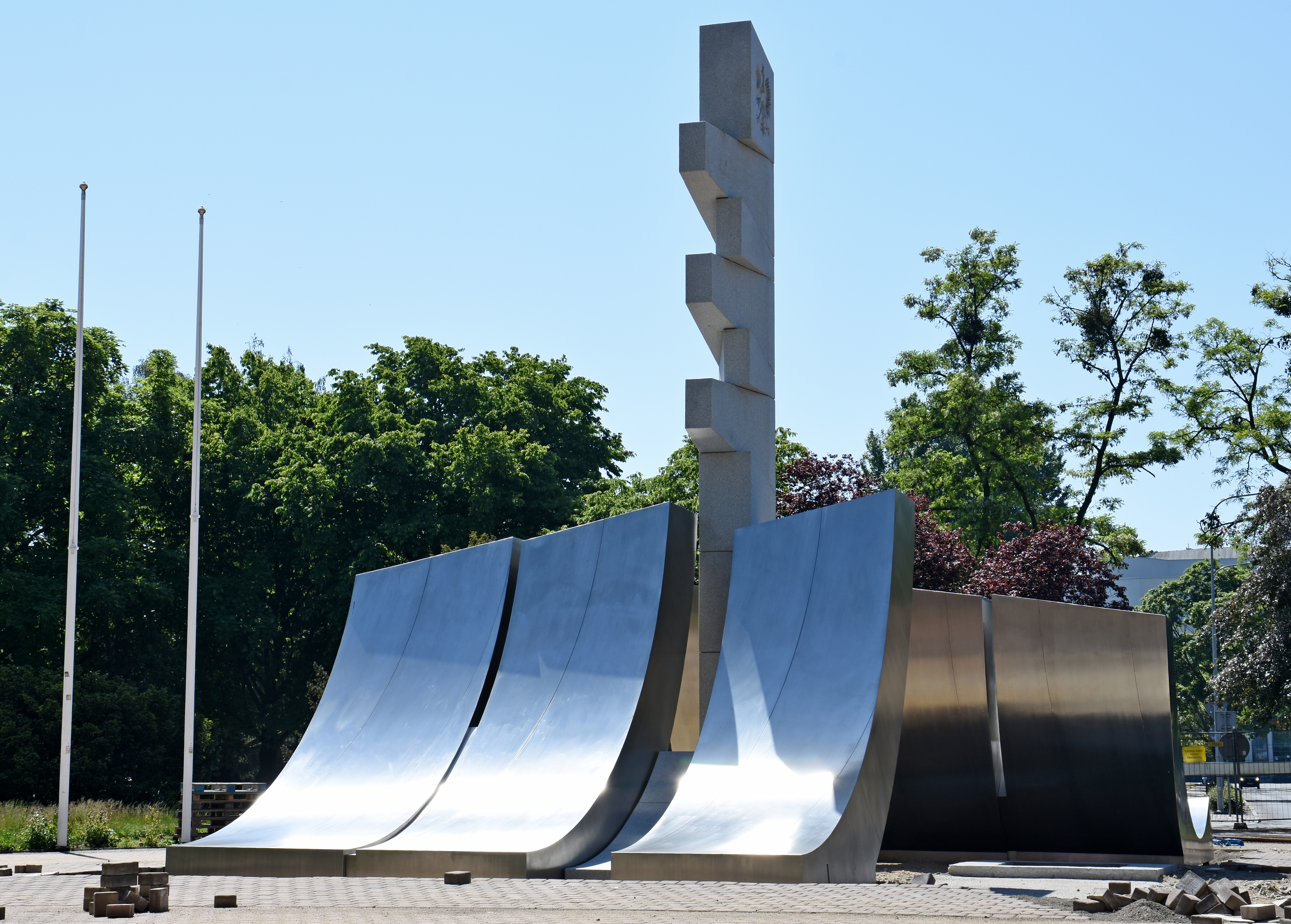 Pomnik Polski Morskiej w budowie, fot. Kamil Złoch