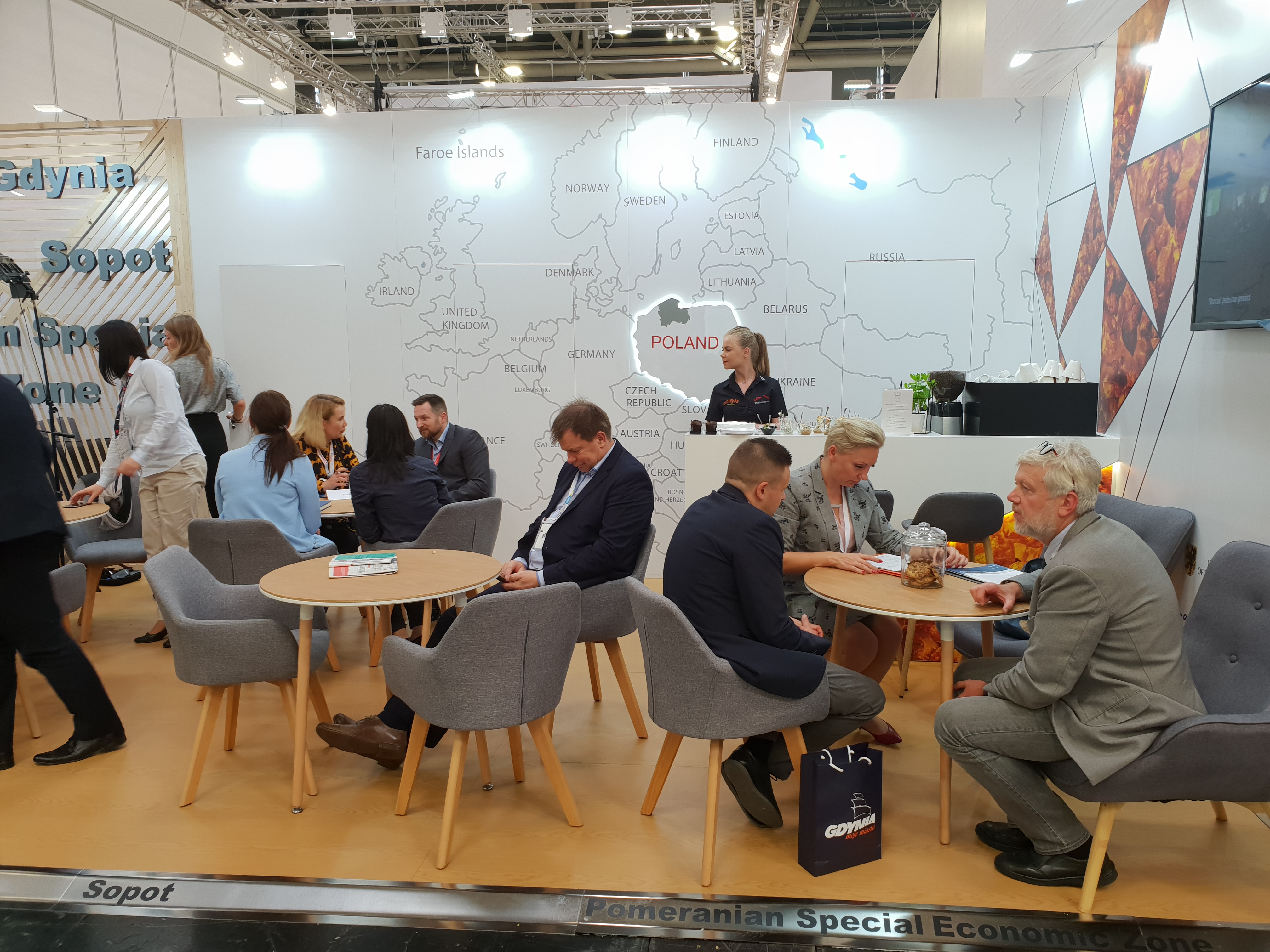 Expo Real w Monachium, wsp&oacute;lne stoisko Invest in Pomerania, fot. Invest in Pomerania