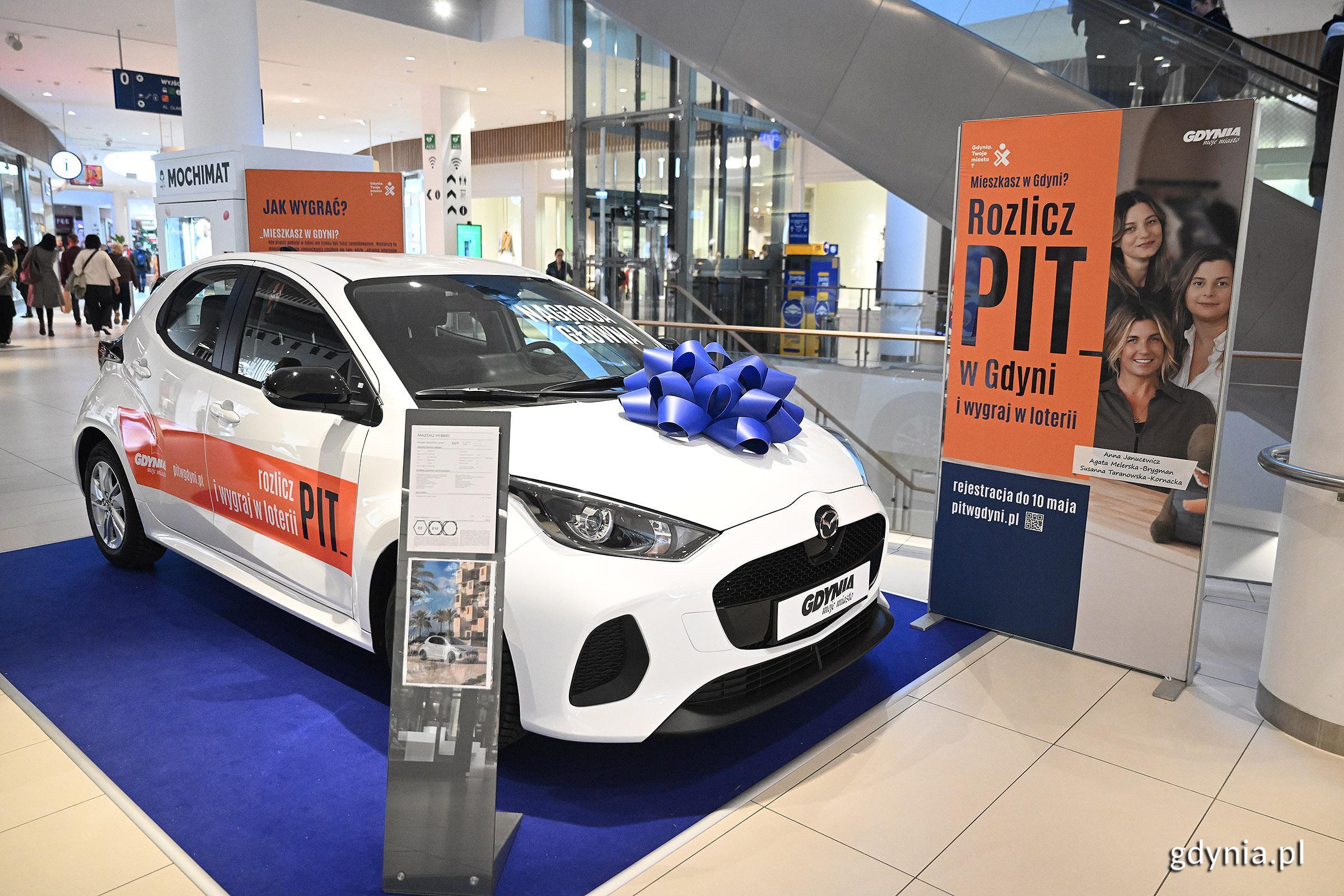 Stoisko informacyjne w Centrum Riviera (fot. Michał Puszczewicz)