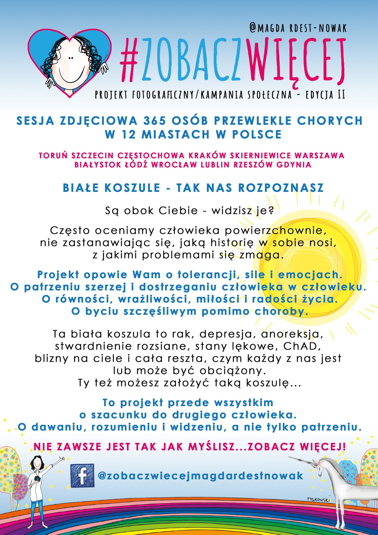 Plakat akcji Magdy Rdest-Nowak &bdquo;Zobacz więcej&rdquo;