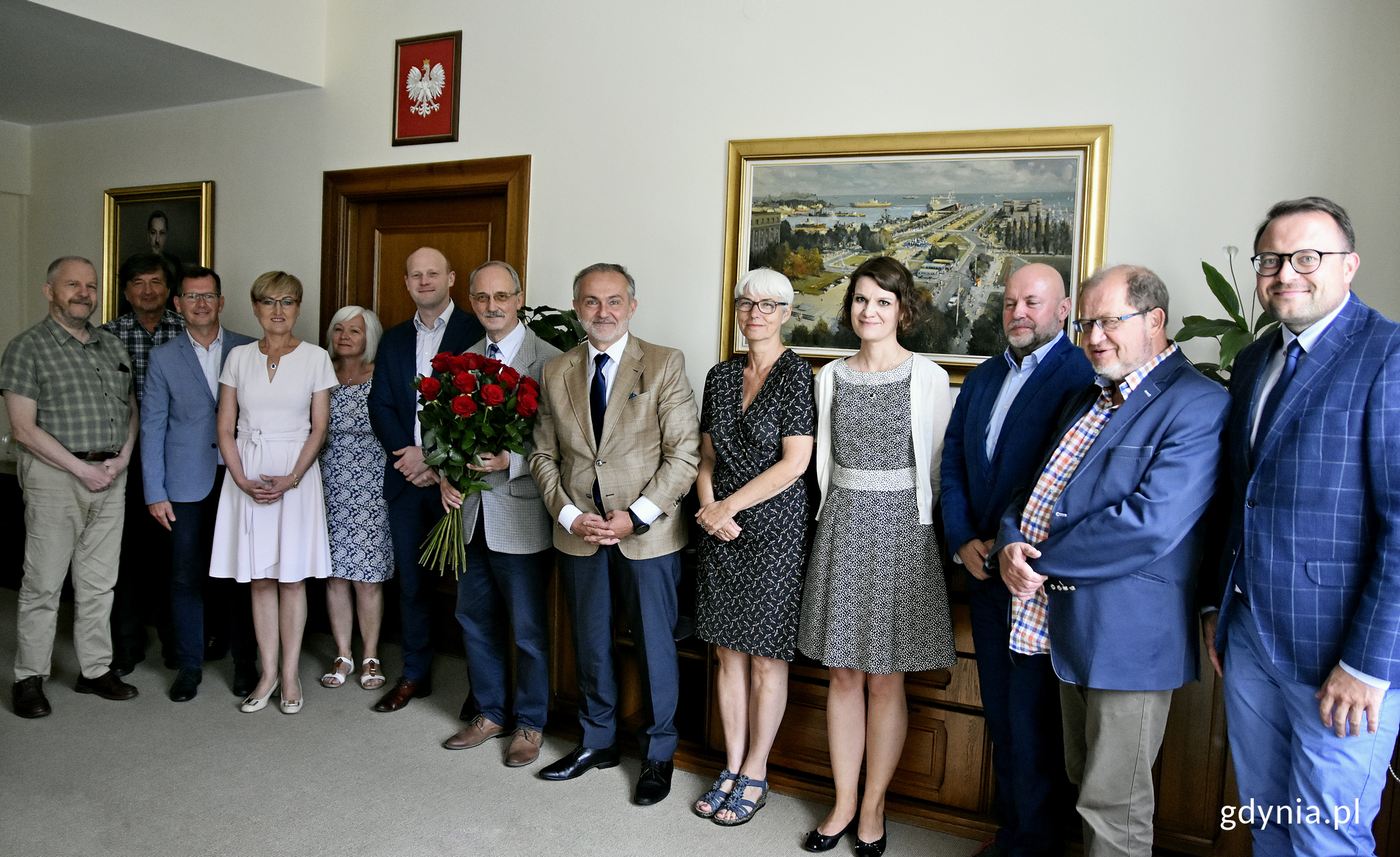Pożegnanie Ryszarda Toczka, naczelnika Wydziału Analiz i Wsp&oacute;łpracy Samorządowej  Fot. Kamil Złoch