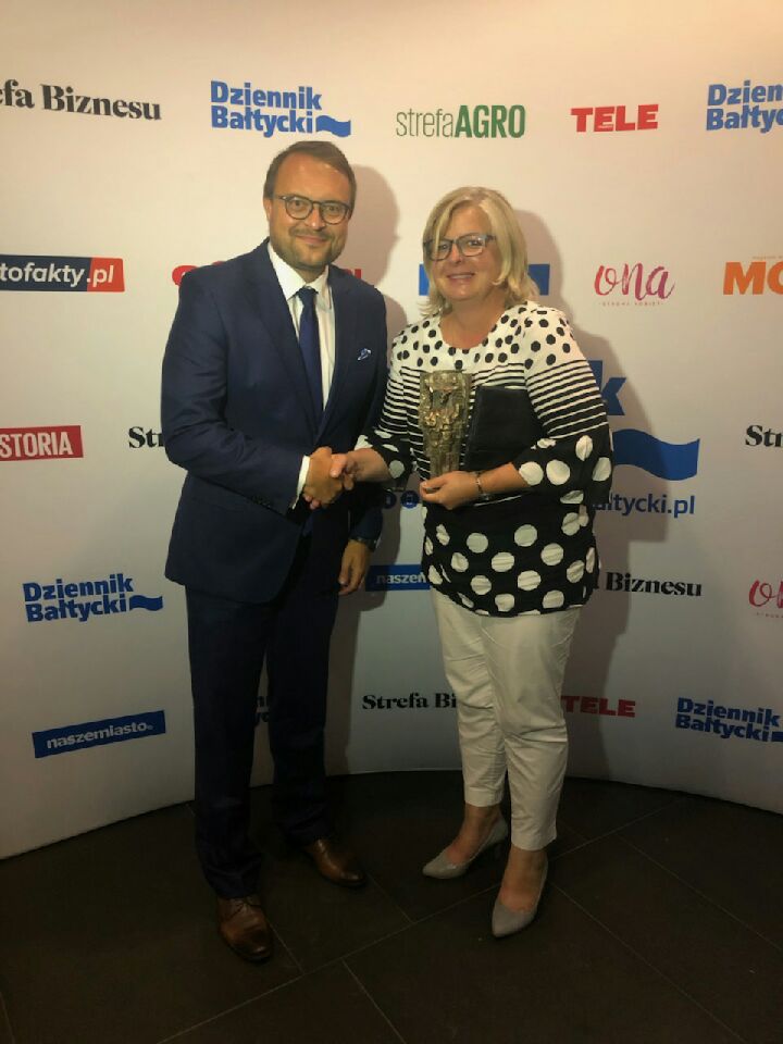 Marek Łucyk, pełnomocnik prezydenta ds. projekt&oacute;w strategicznych i Alicja Kamińska, siostra Łukasza Ostrowsskiego, sołtysa Rytla