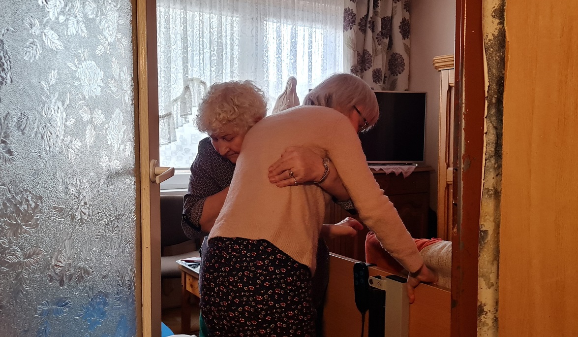 Anna Turzyńska korzysta z pomocy mamy. fot. Zygmunt Gołąb&nbsp;