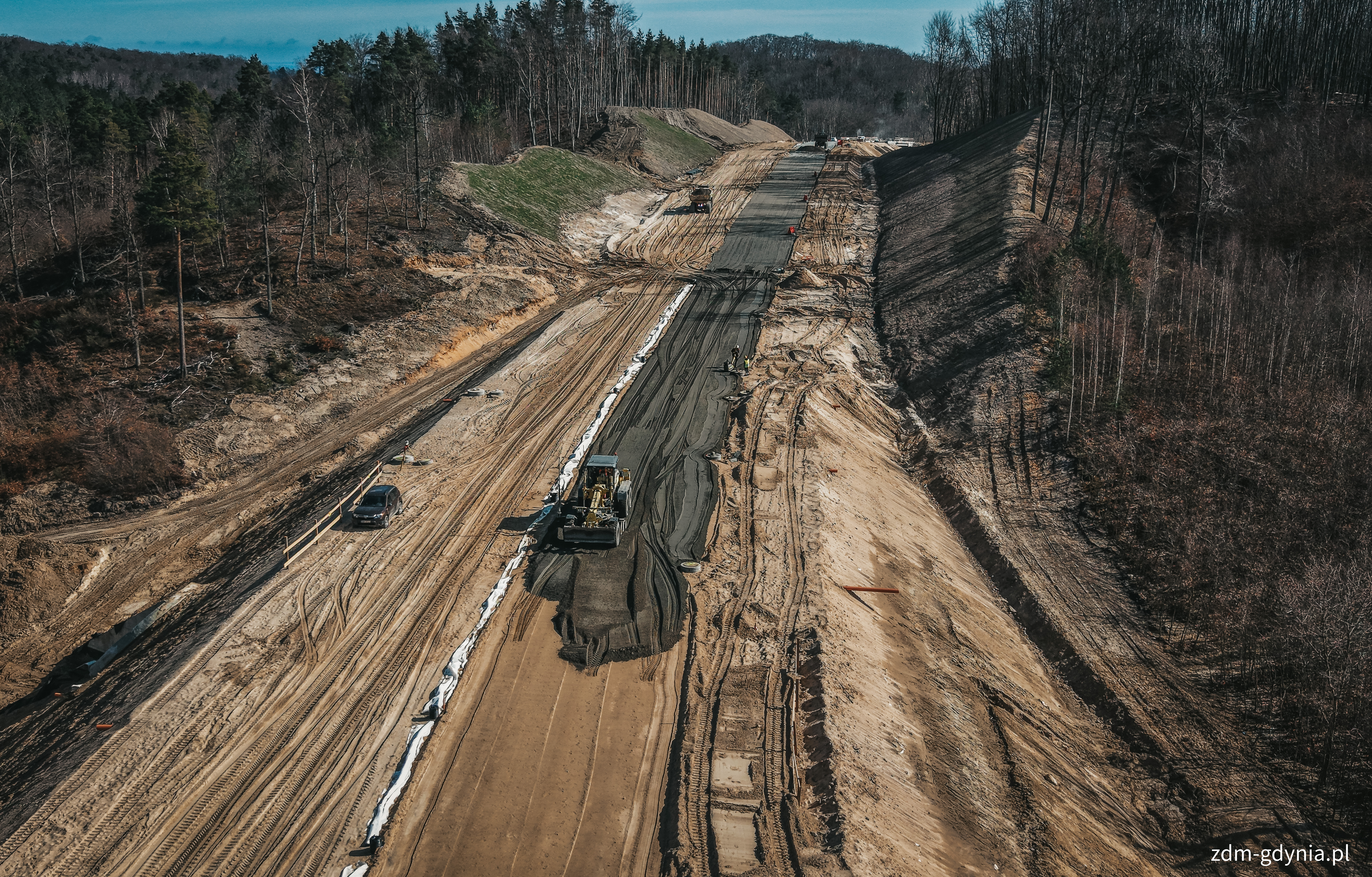 prace na Obwodnicy Witomina:foto, Marcin Mielewski, ZDM Gdynia. 