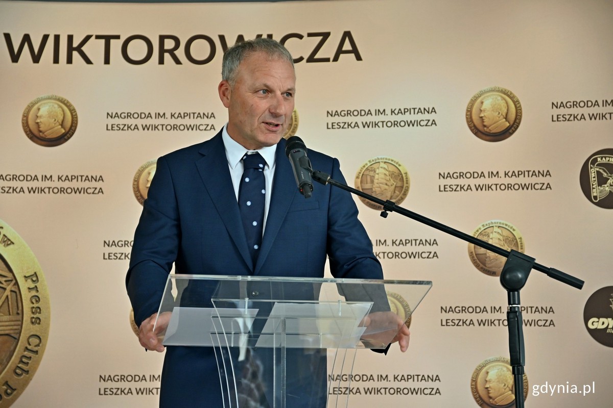 kpt. Grzegorz Baranowski, laureat nagrody specjalnej (fot. Magdalena Czernek)