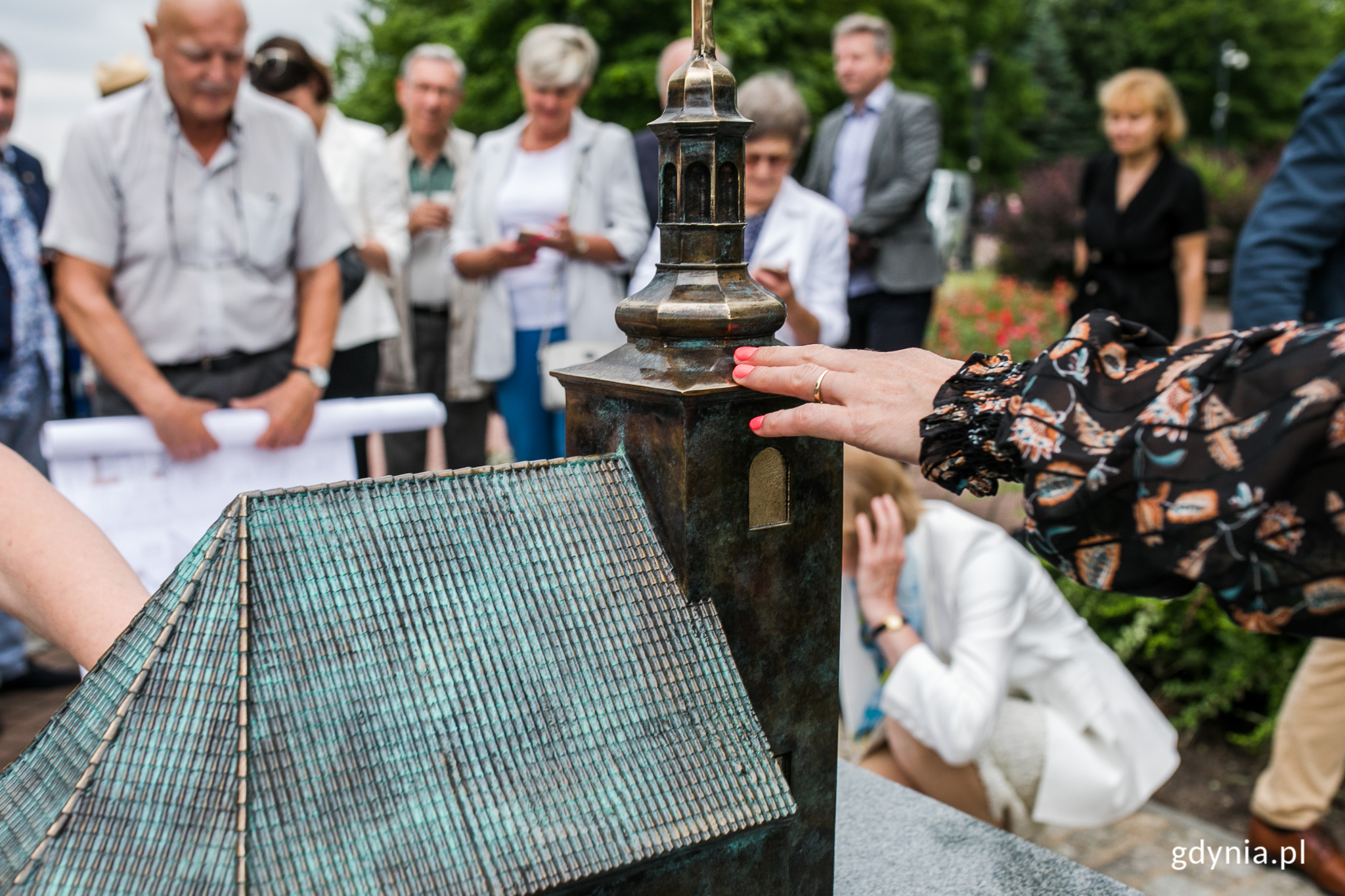 Odsłonięcie makiety kościoła p.w. św. J&oacute;zefa w Gdyni Orłowie. Fot. Karol Stańczak