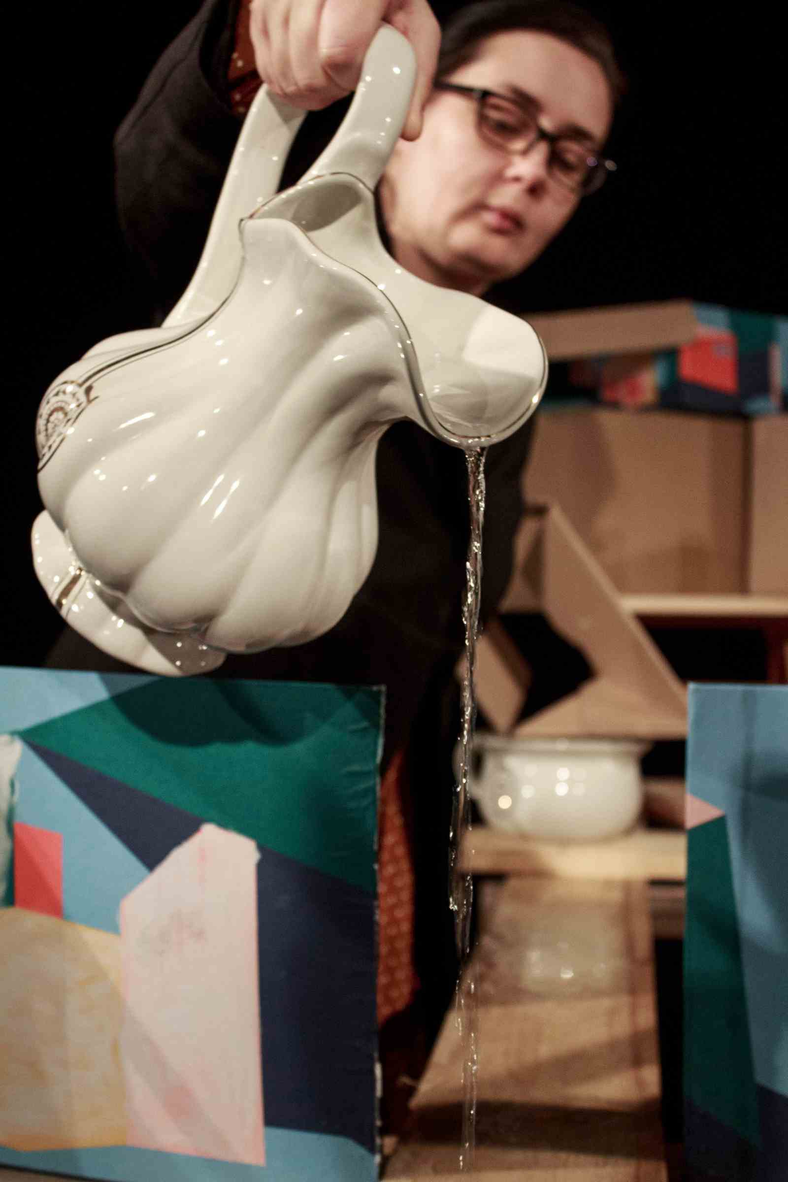 Zdjęcia z pr&oacute;by spektaklu "Potop" fot. Marzena Chojnowska