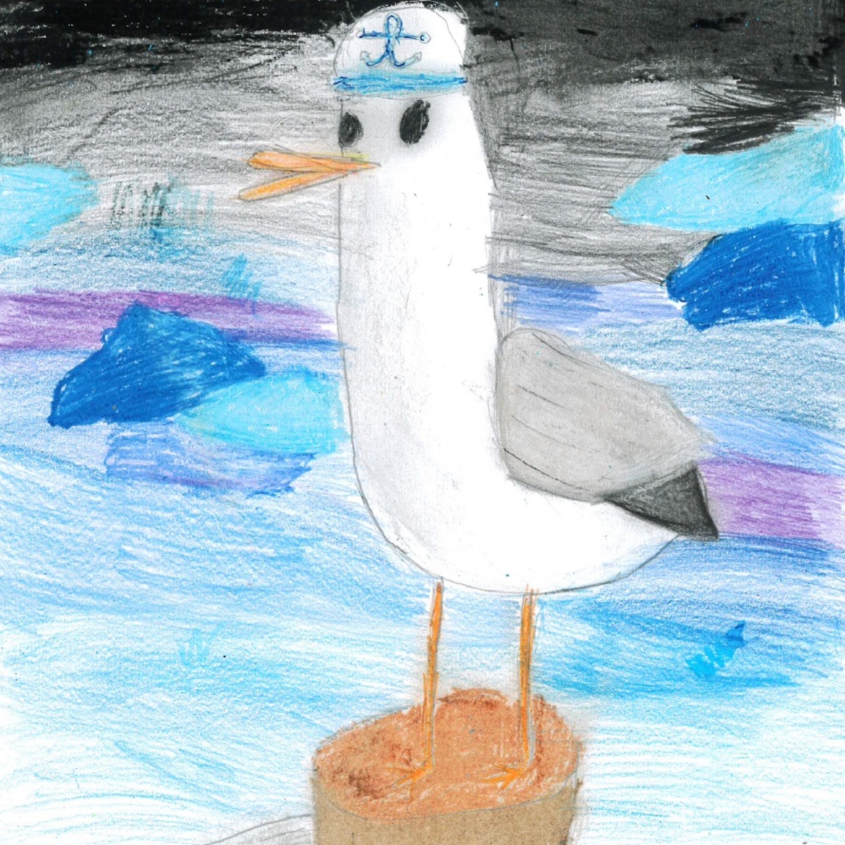 Praca Poli Bisek z klasy II C Szkoły Podstawowej 47 w Gdyni (materiały prasowe Wydziału Ogrodnika Miasta)