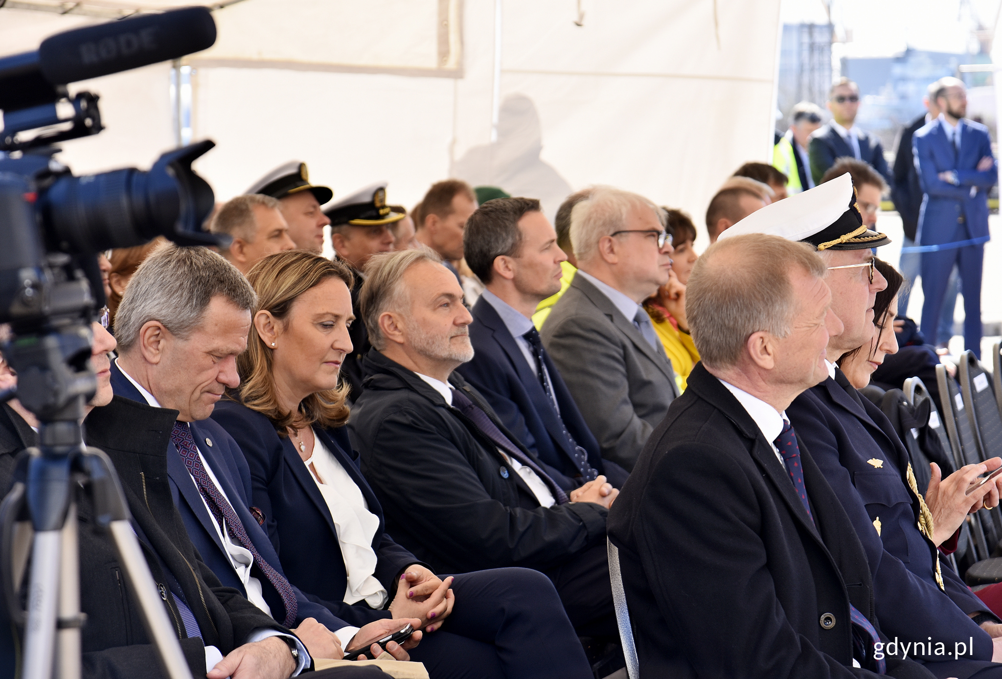 Wśr&oacute;d zaproszonych gości m.in. prezydent Gdyni, Wojciech Szczurek, fot. Kamil Złoch