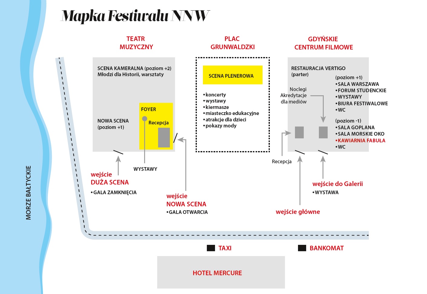 Mapka festiwalu // mat. prasowe organizatora