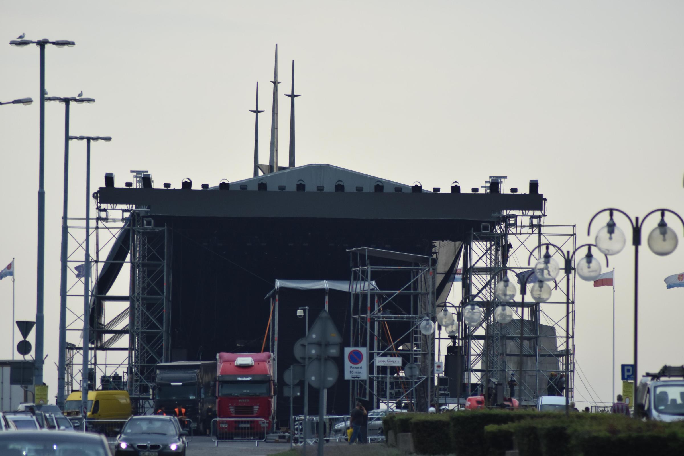 Gł&oacute;wna scena na Molo Południowym, fot. L. Dzierżak