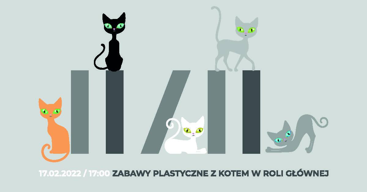 Zabawy plastyczne z kotem w roli gł&oacute;wnej