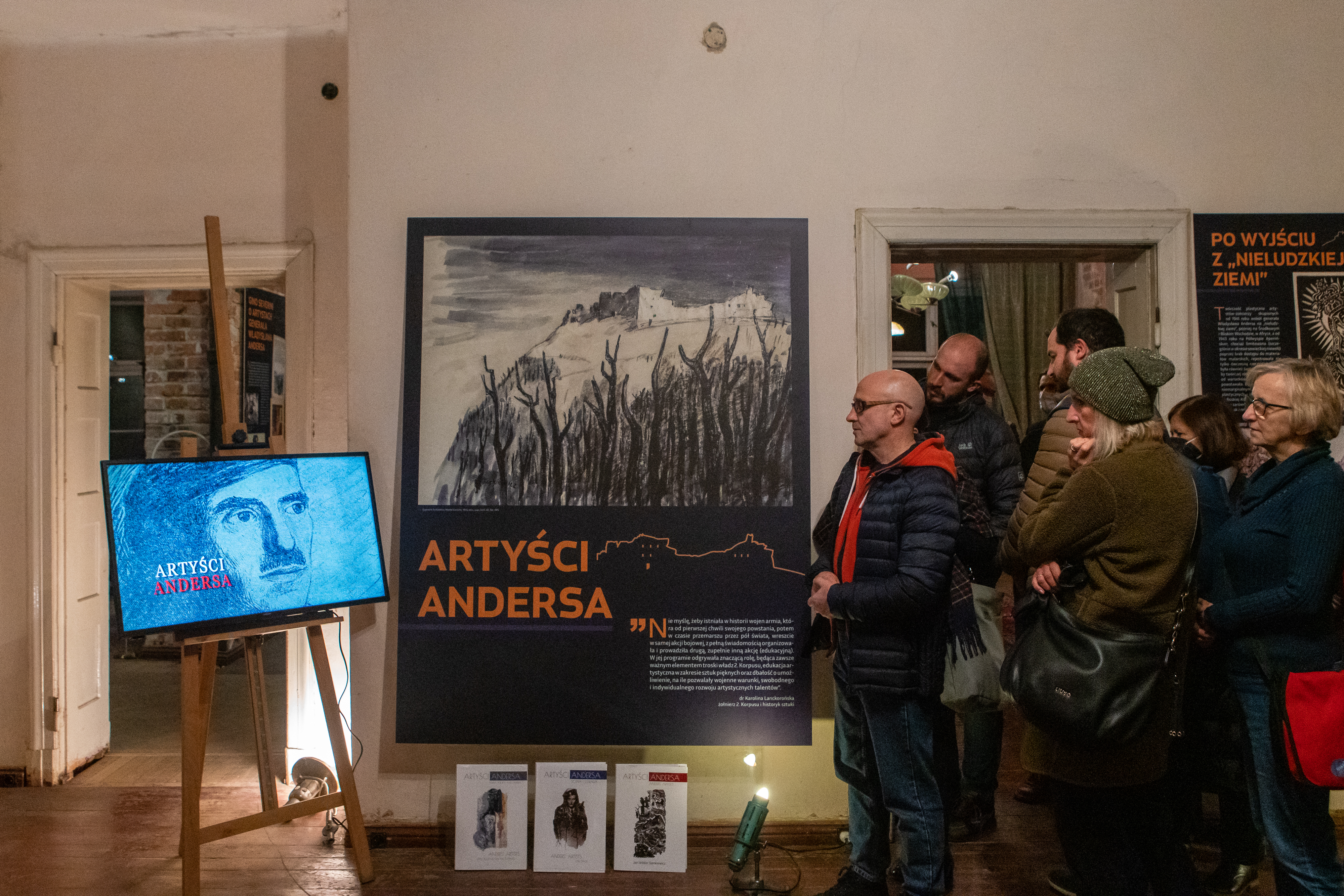 Wystawa &bdquo;Artyści Andersa&rdquo; w Gdyni, fot. Anna Rezulak