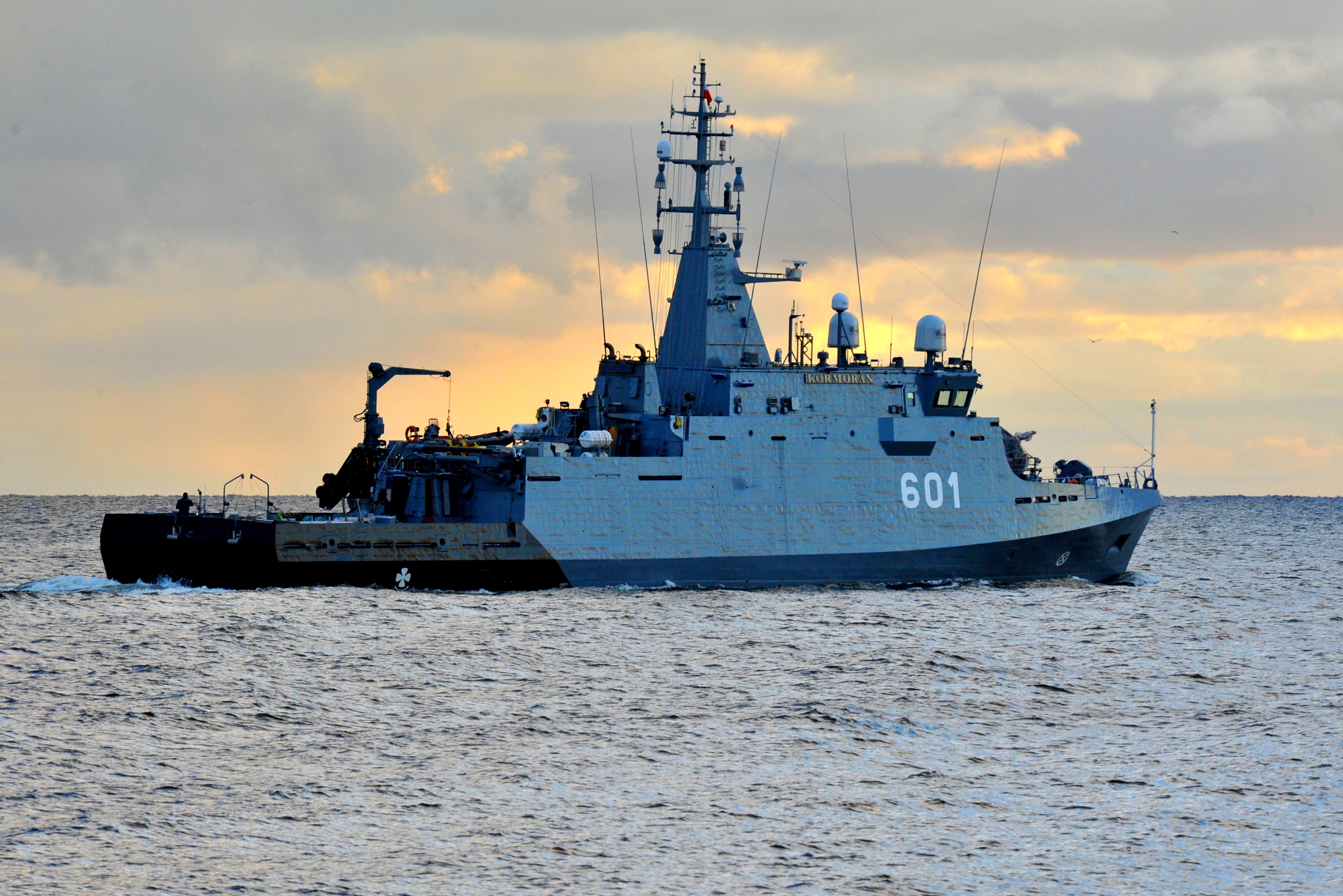 Niszczyciel min Kormoran - jeden ze sztandarowych projekt&oacute;w CTM, fot. mat. prasowe CTM