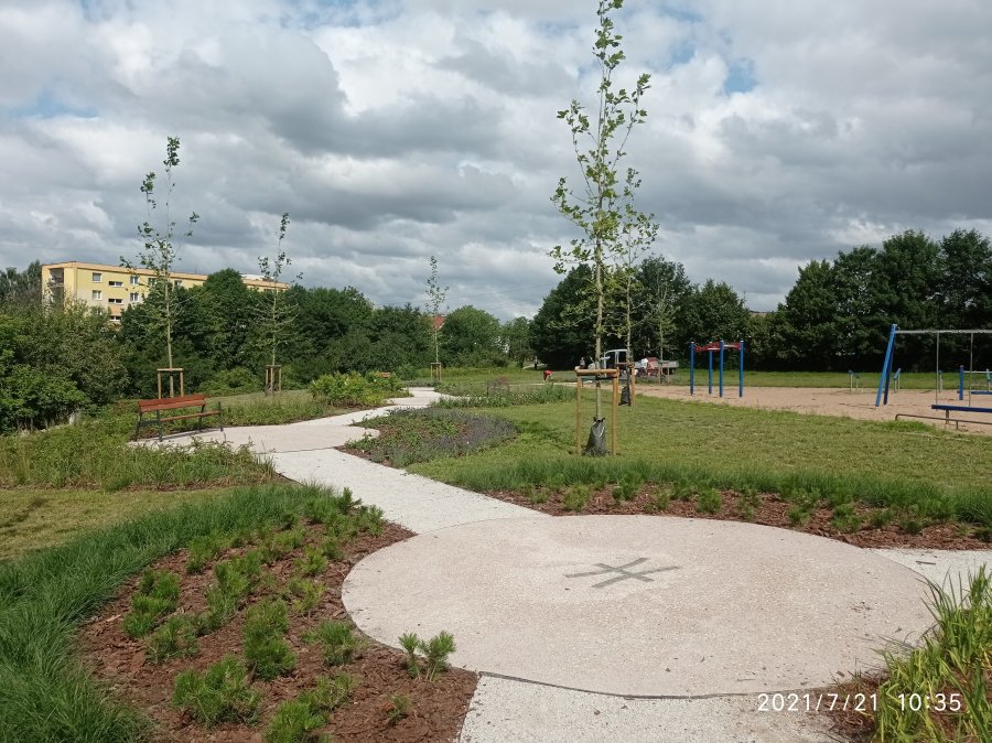 park kieszonkowy na Pog&oacute;rzu - kosmiczna kieszonkaWydział Ogrodnika Miasta