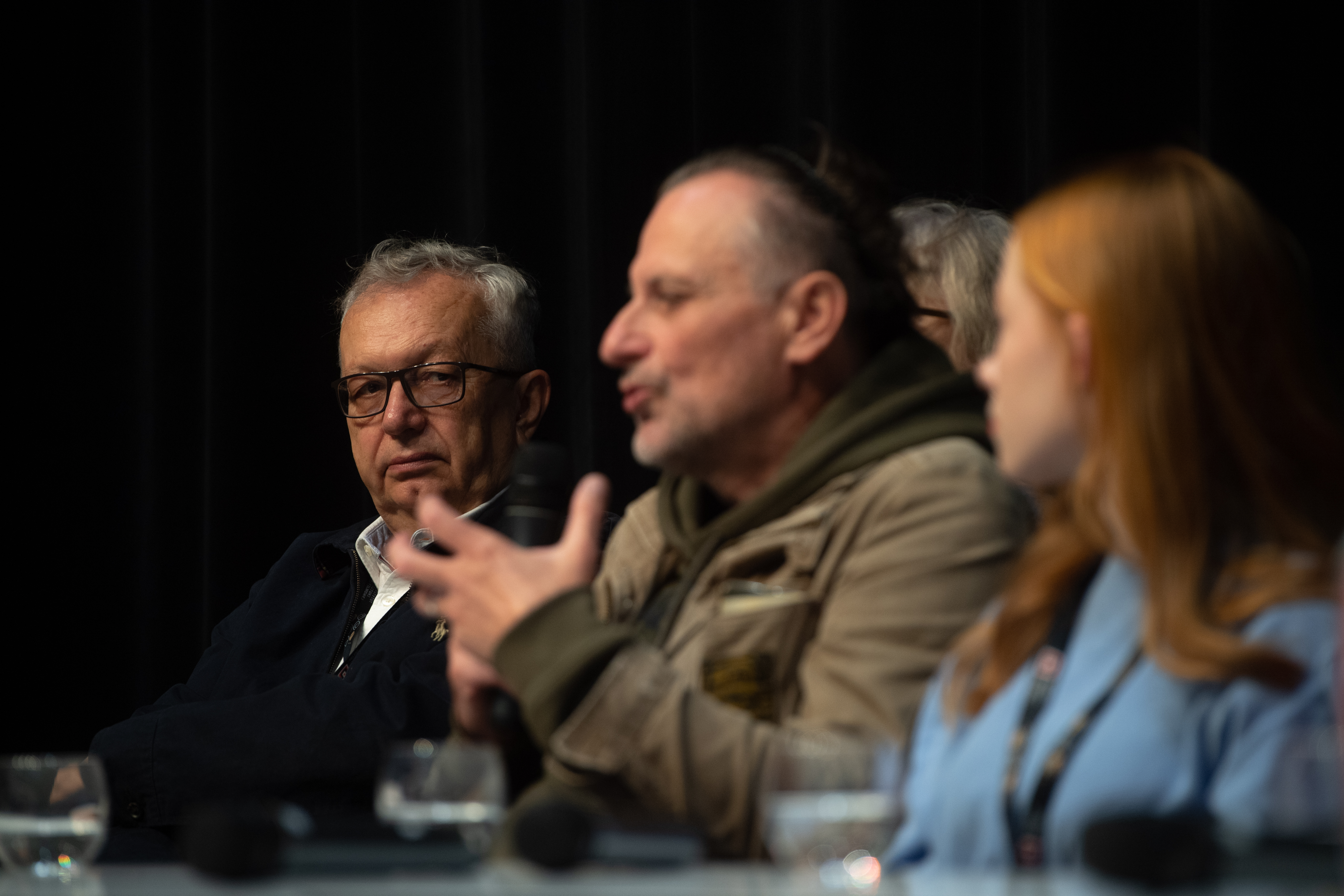 Konferencja prasowa filmu "Strzępy" w Gdyńskim Centrum Filmowym, fot. Konrad Kosycarz / mat. prasowe FPFF