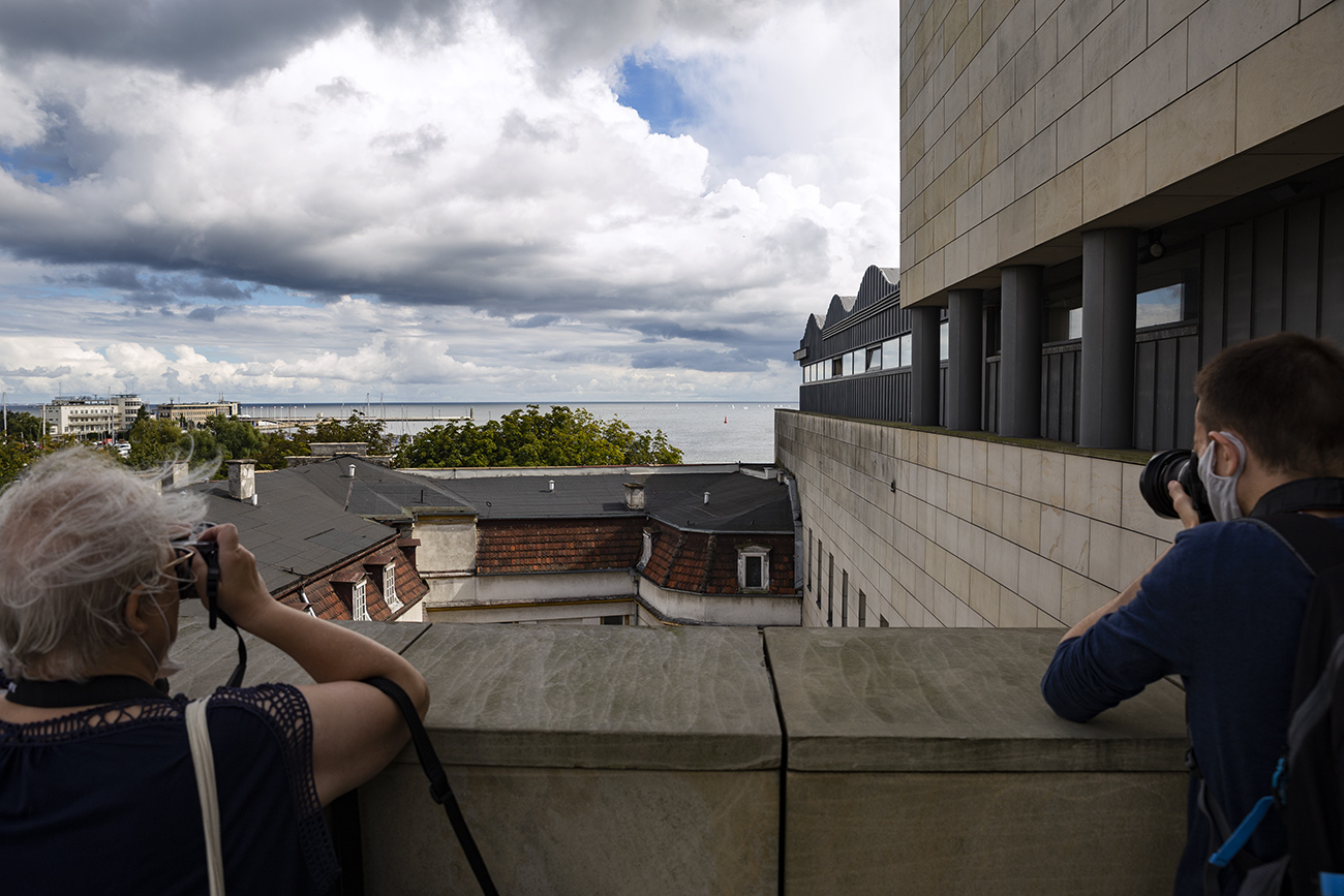 Foto-spacer "Architektura na styku morza". Fot. Przemysław Kozłowski