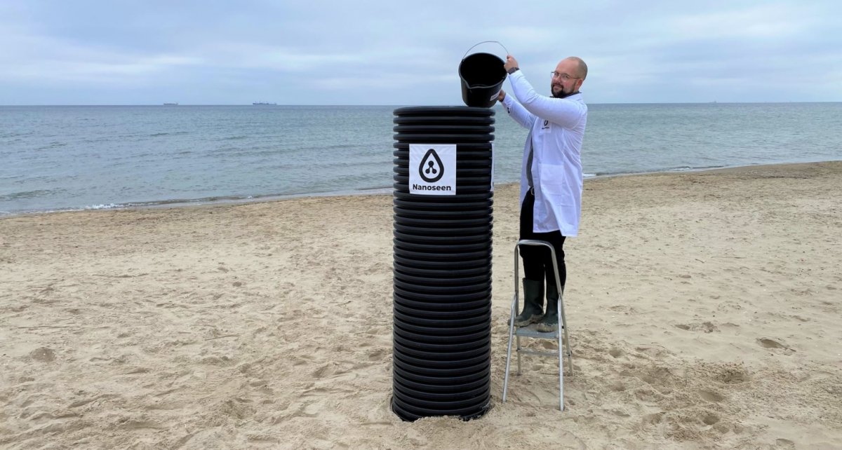 Urządzenie do odsalania wody morskiej Nanoseen, fot. Nanoseen / Facebook