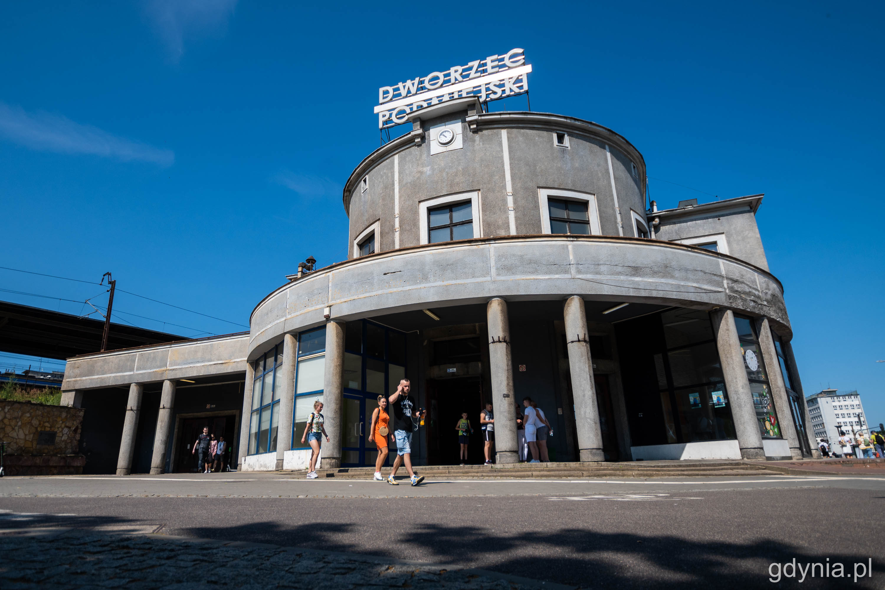Zabytkowy Dworzec Podmiejski SKM Gdynia Gł&oacute;wna. Fot. Paweł Kukla