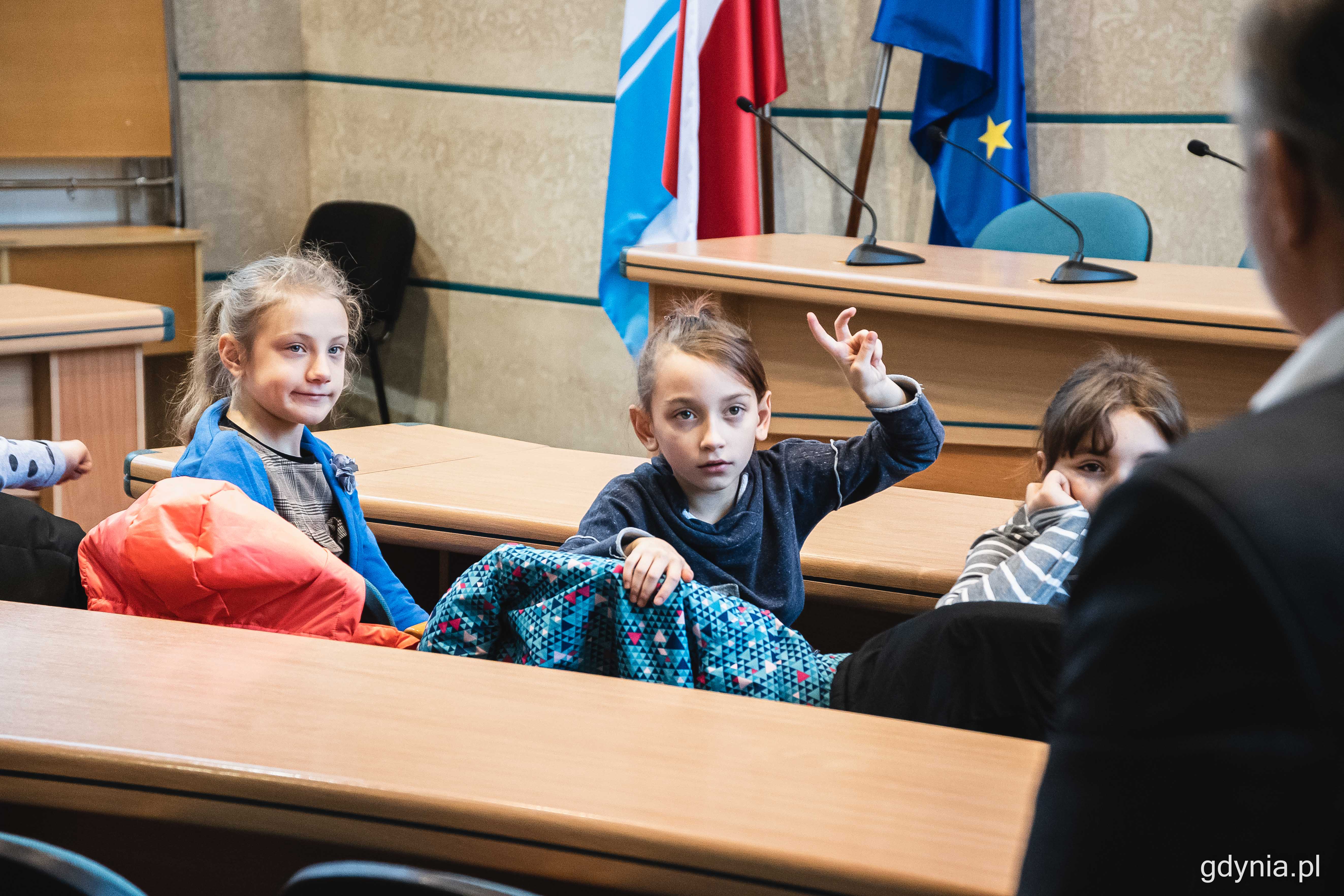 Uczniowie SP nr 35 przygotowali pytania do prezydenta Gdyni, fot. Kamil Złoch