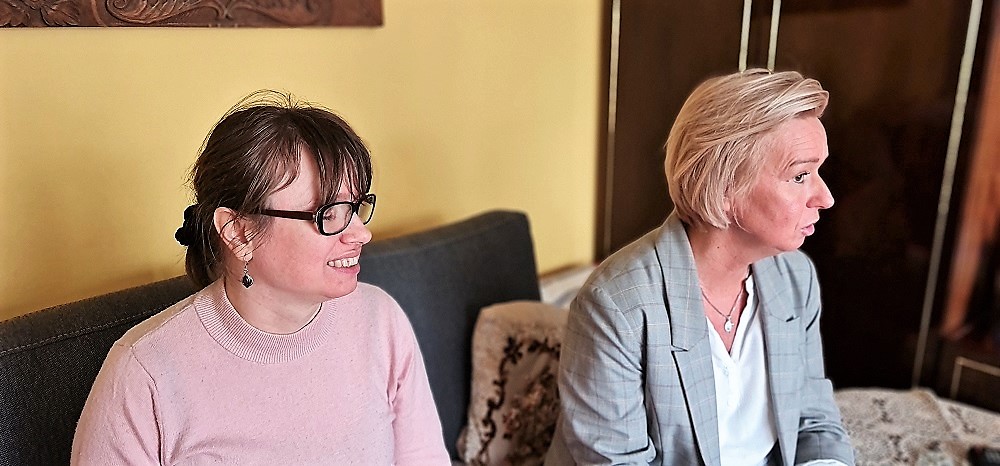 Agnieszka Turzyńska i jej siostra Karolina. fot. Zygmunt Gołąb&nbsp;