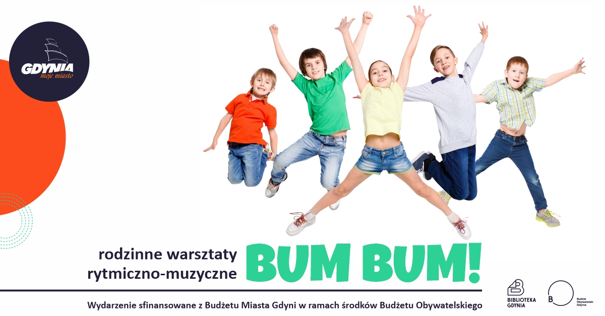Bum bum! Rodzinne warsztaty rytmiczno-muzyczne