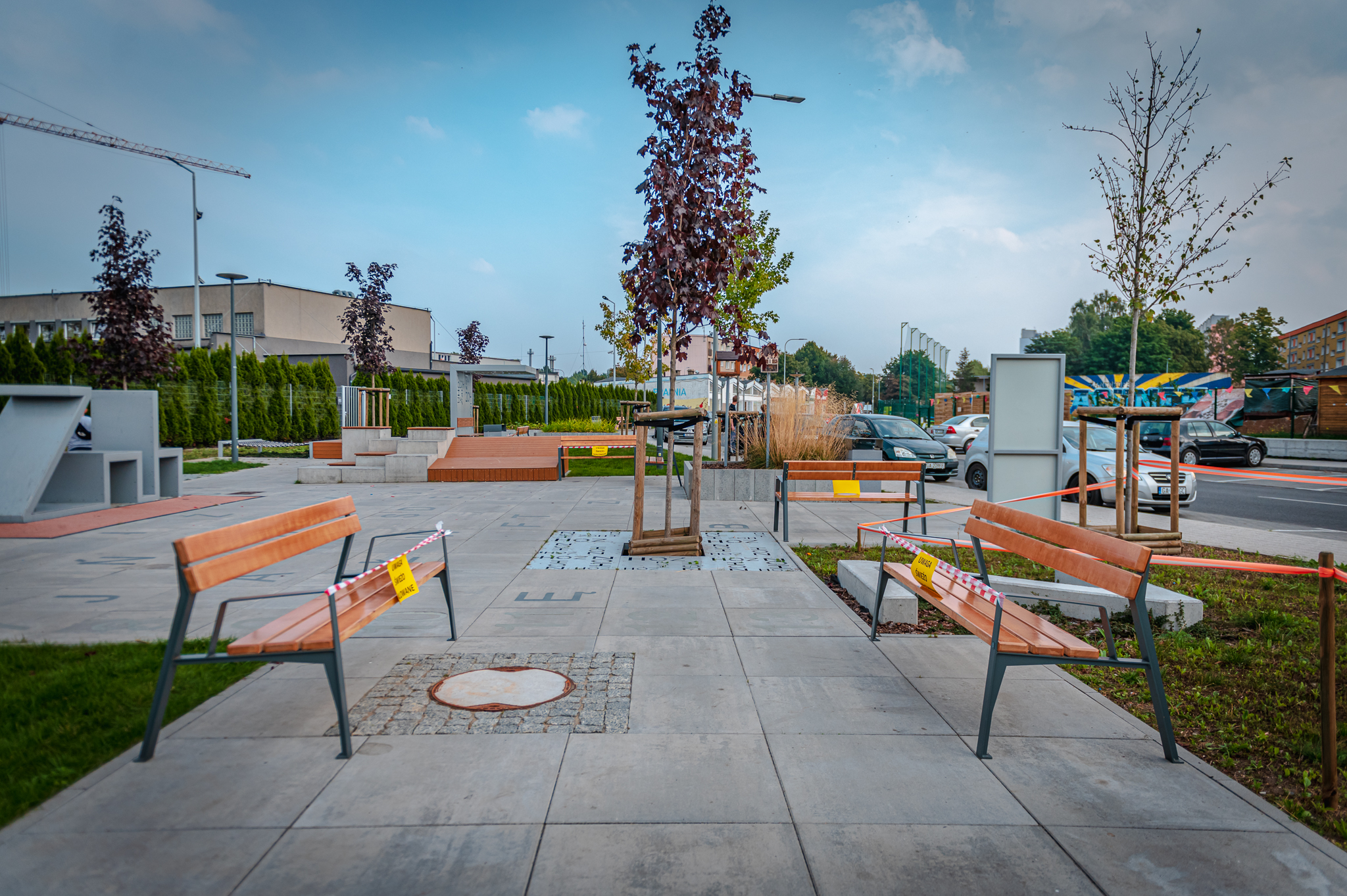 Przestrzeń osiedla Zamenhofa-Opata Hackiego po rewitalizacji, fot. Jacek Klejment