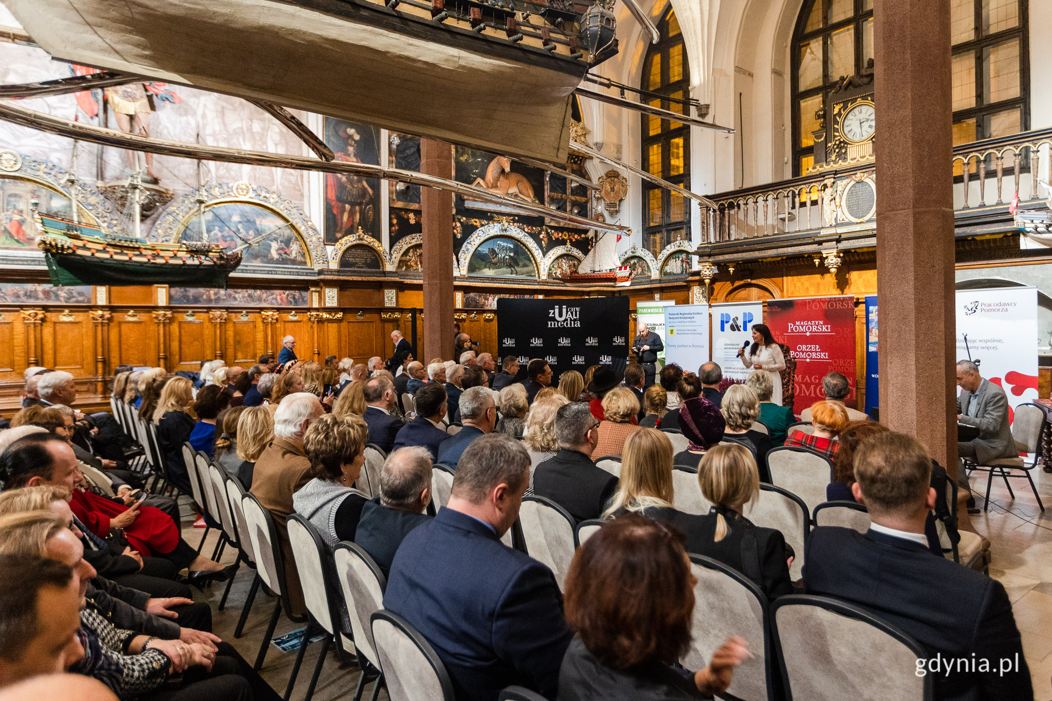  Uroczysta gala &bdquo;Orła Pomorskiego&rdquo; - plebiscytu organizowanego przez redakcję &bdquo;Magazynu Pomorskiego&rdquo;. Fot. Karol Stańczak
