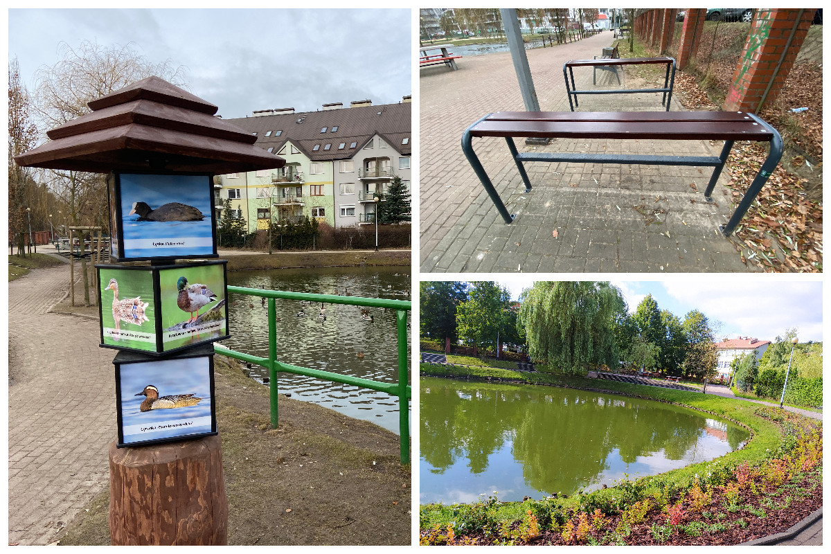 Urządzenia zabawowe na placu zabaw przy ulicy Korzennej 7/ fot. ZDiZ