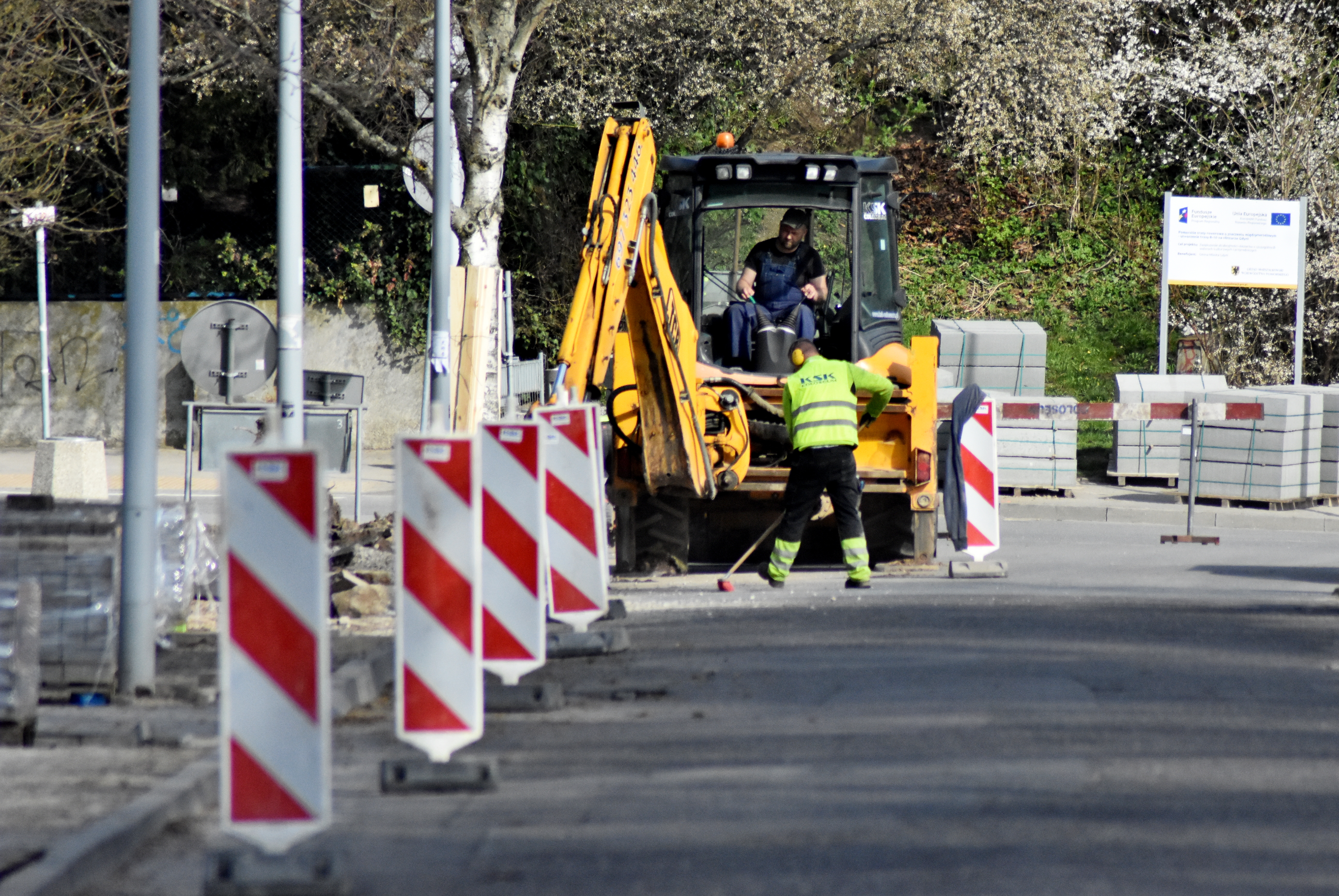 Kompleksowy remont trwa na ulicy Prusa, fot. Kamil Złoch