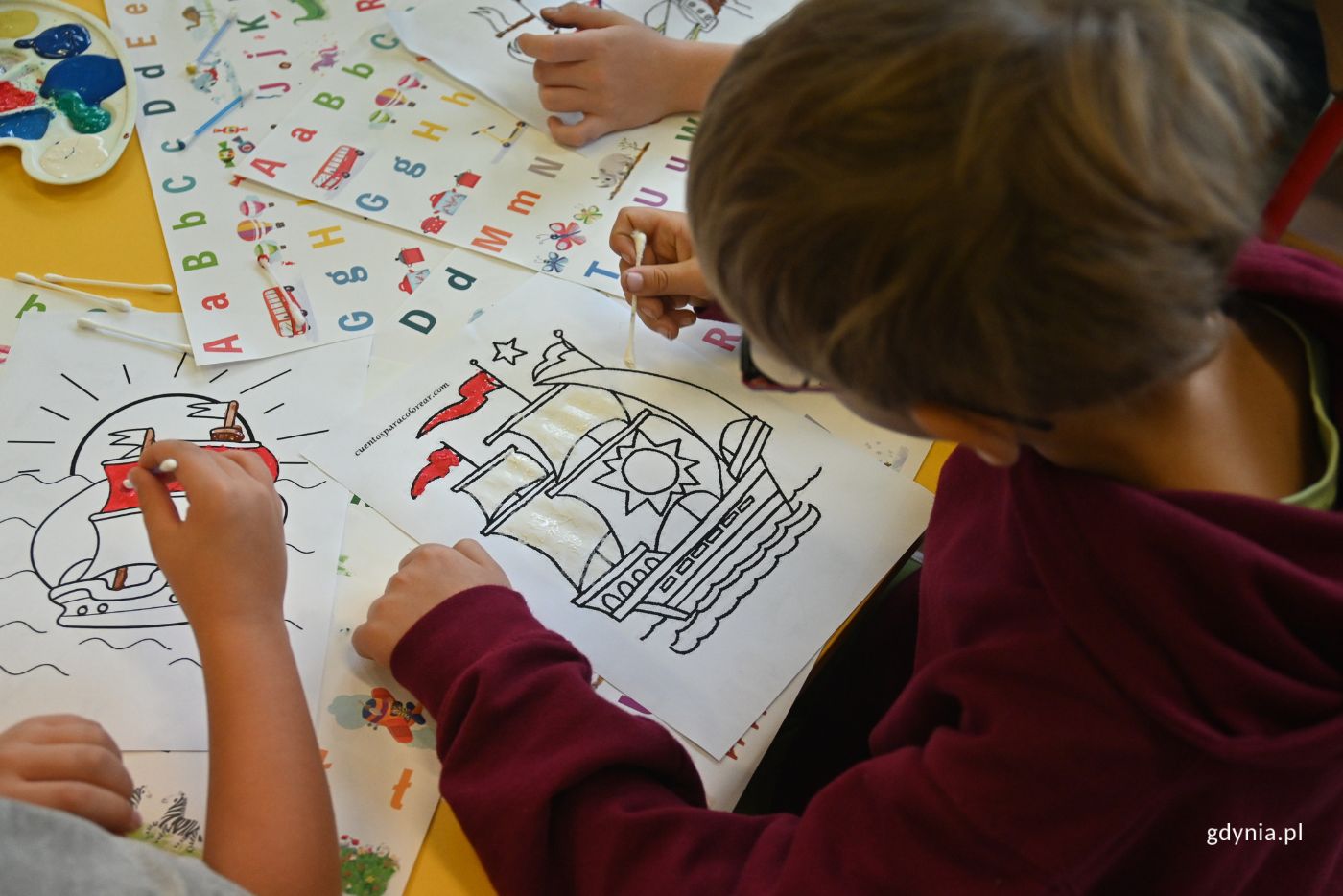 Projekty uczni&oacute;w (fot. Magdalena Starnawska)