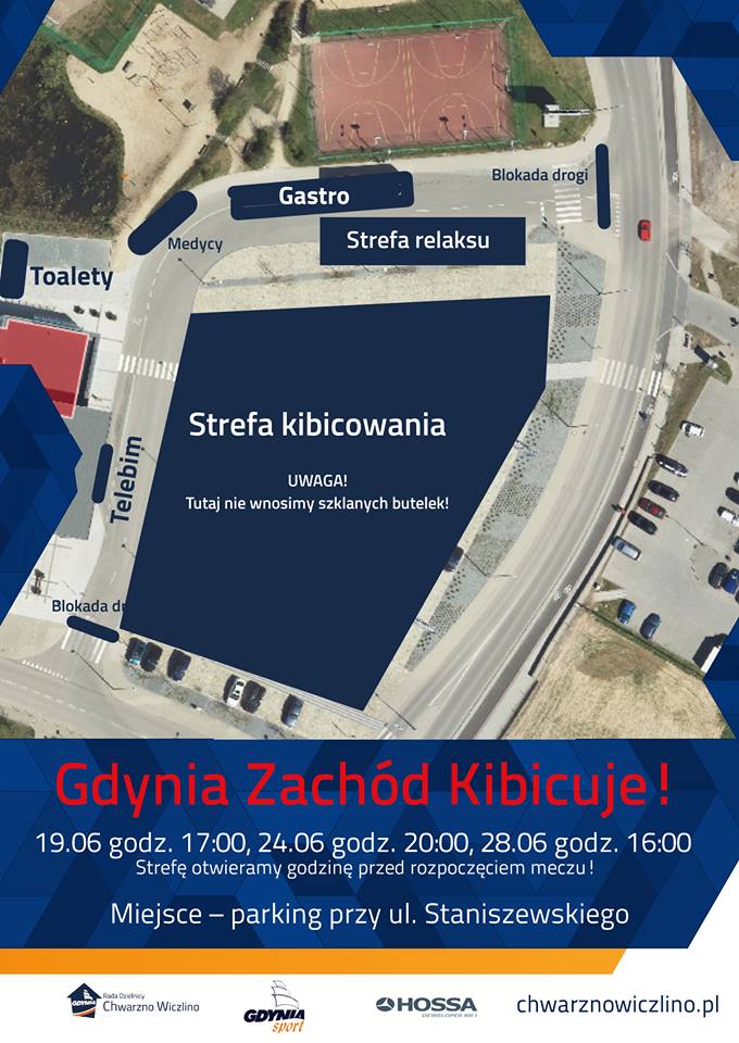 Mapa przygotowana przez organizator&oacute;w strefy, mat. organizatora