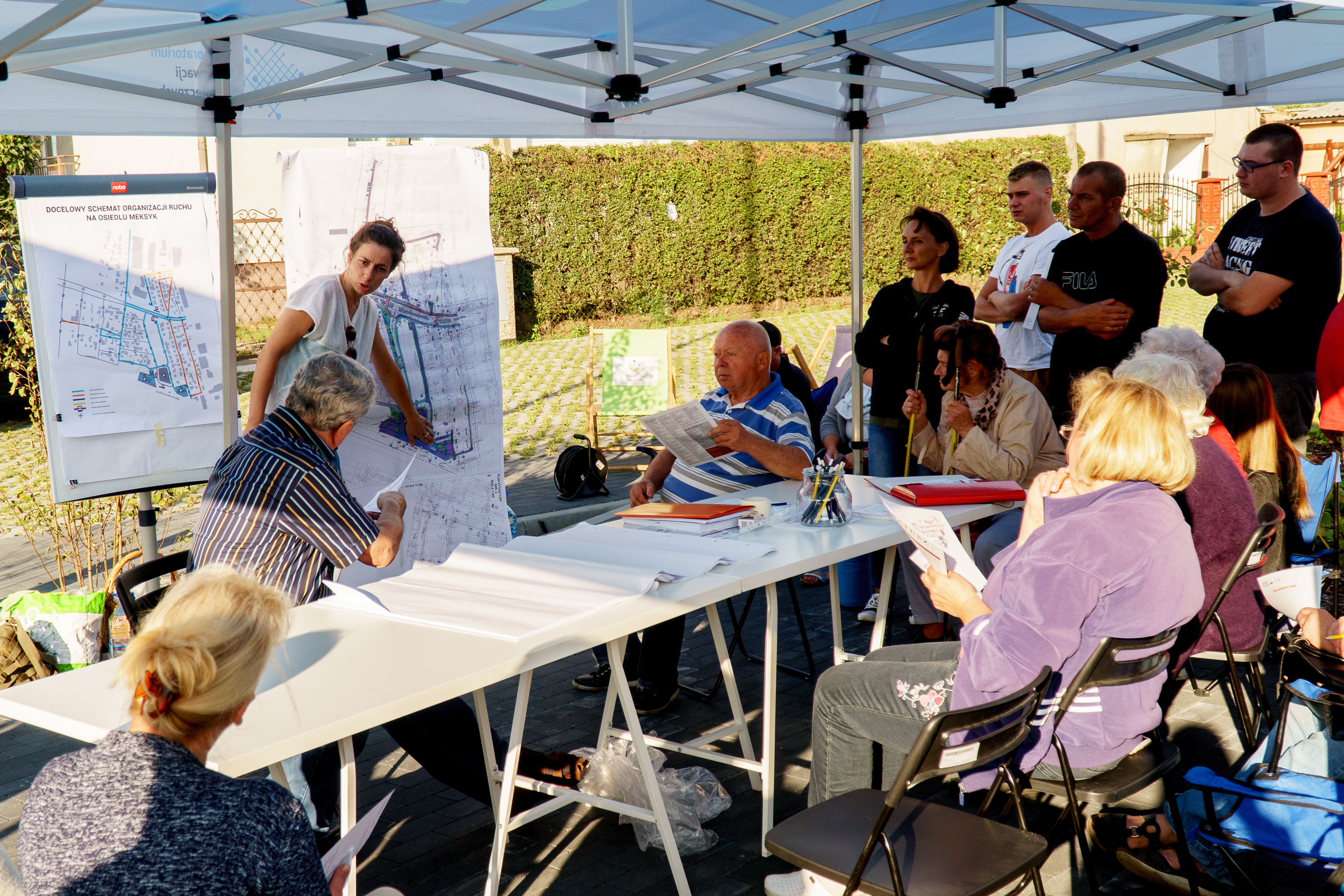 Spotkanie z mieszkańcami dot. organizacji ruchu na osiedlu Meksyk, fot. materiały prasowe.