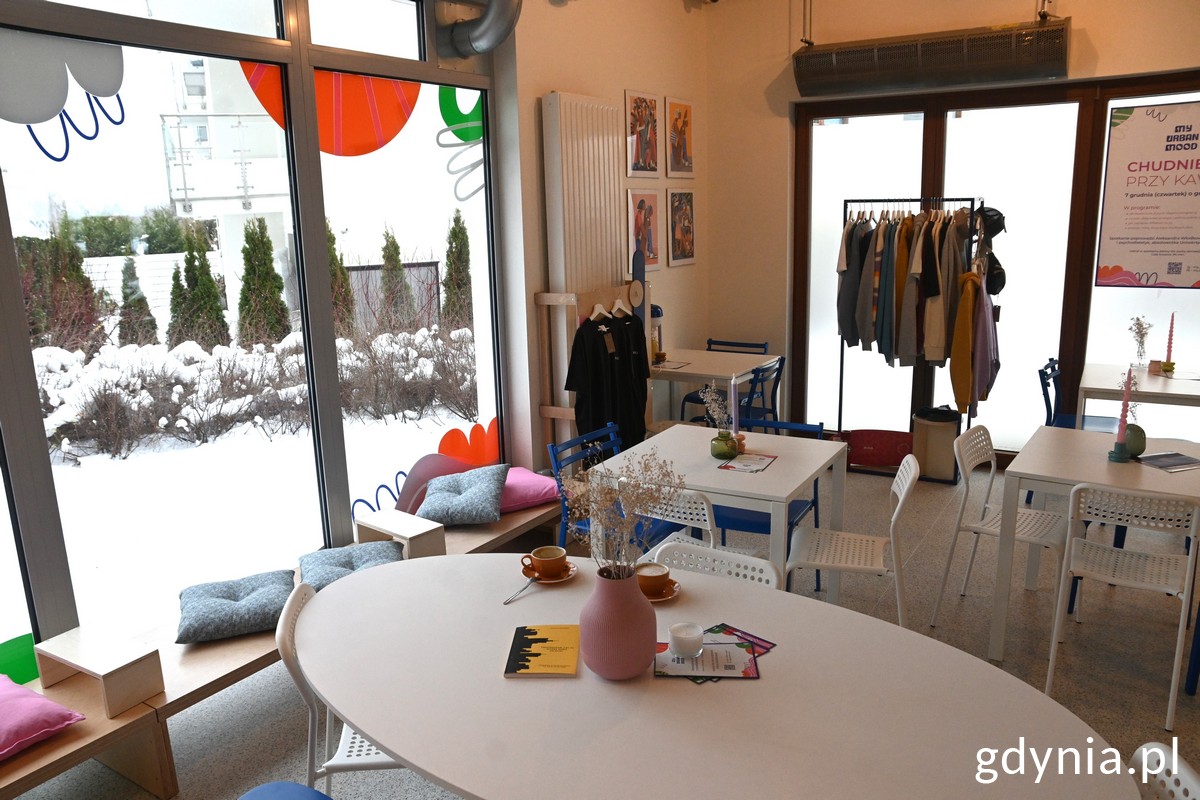 Wnętrze kawiarni &bdquo;My Urban Mood&rdquo;