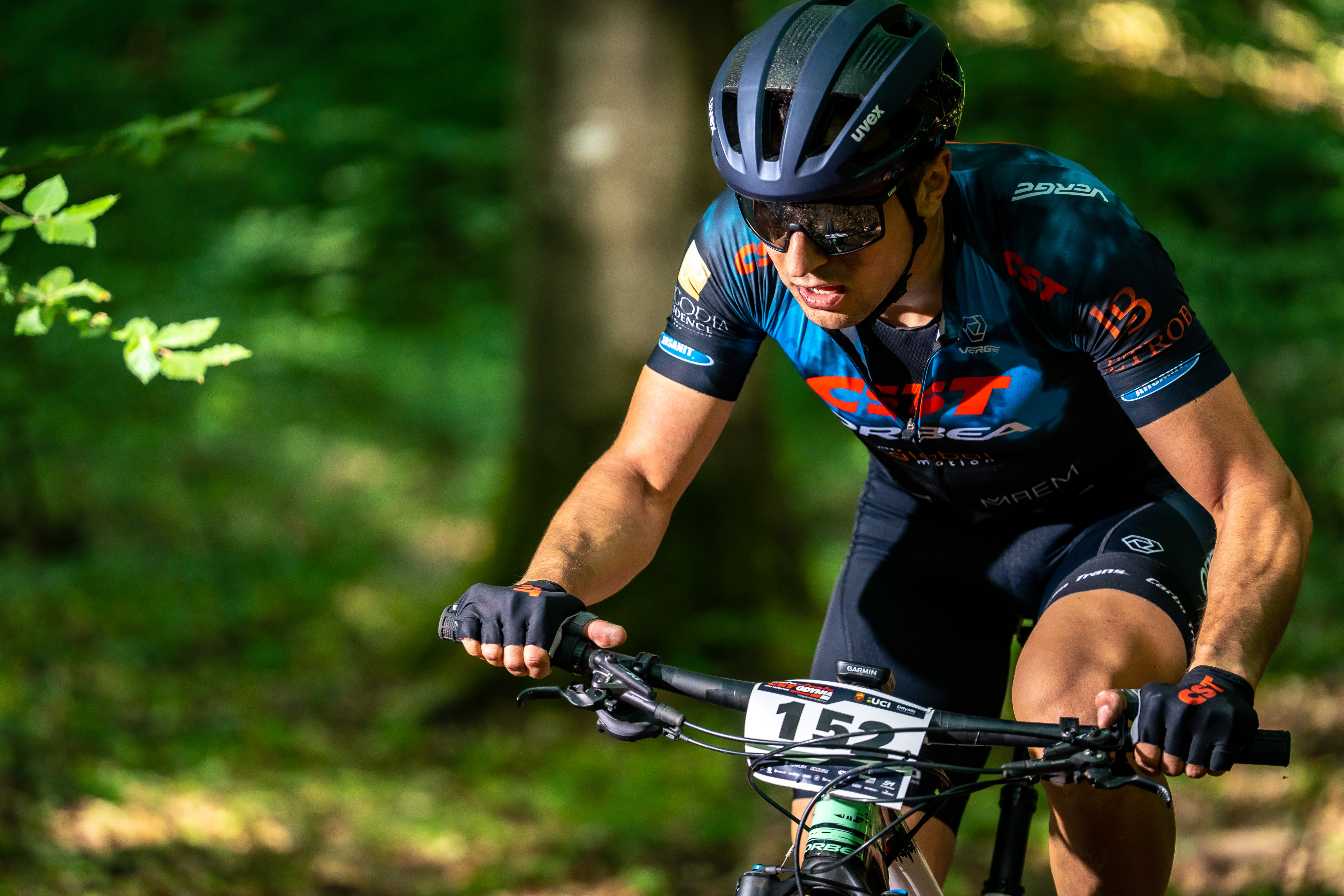 zawodnik podczas zawod&oacute;w