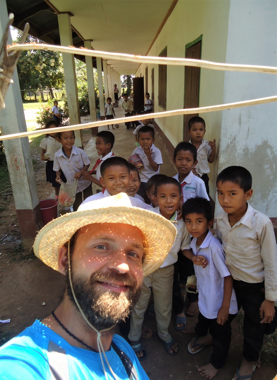 Piotr Wnuk w Laosie. Fot. Piotr Wnuk