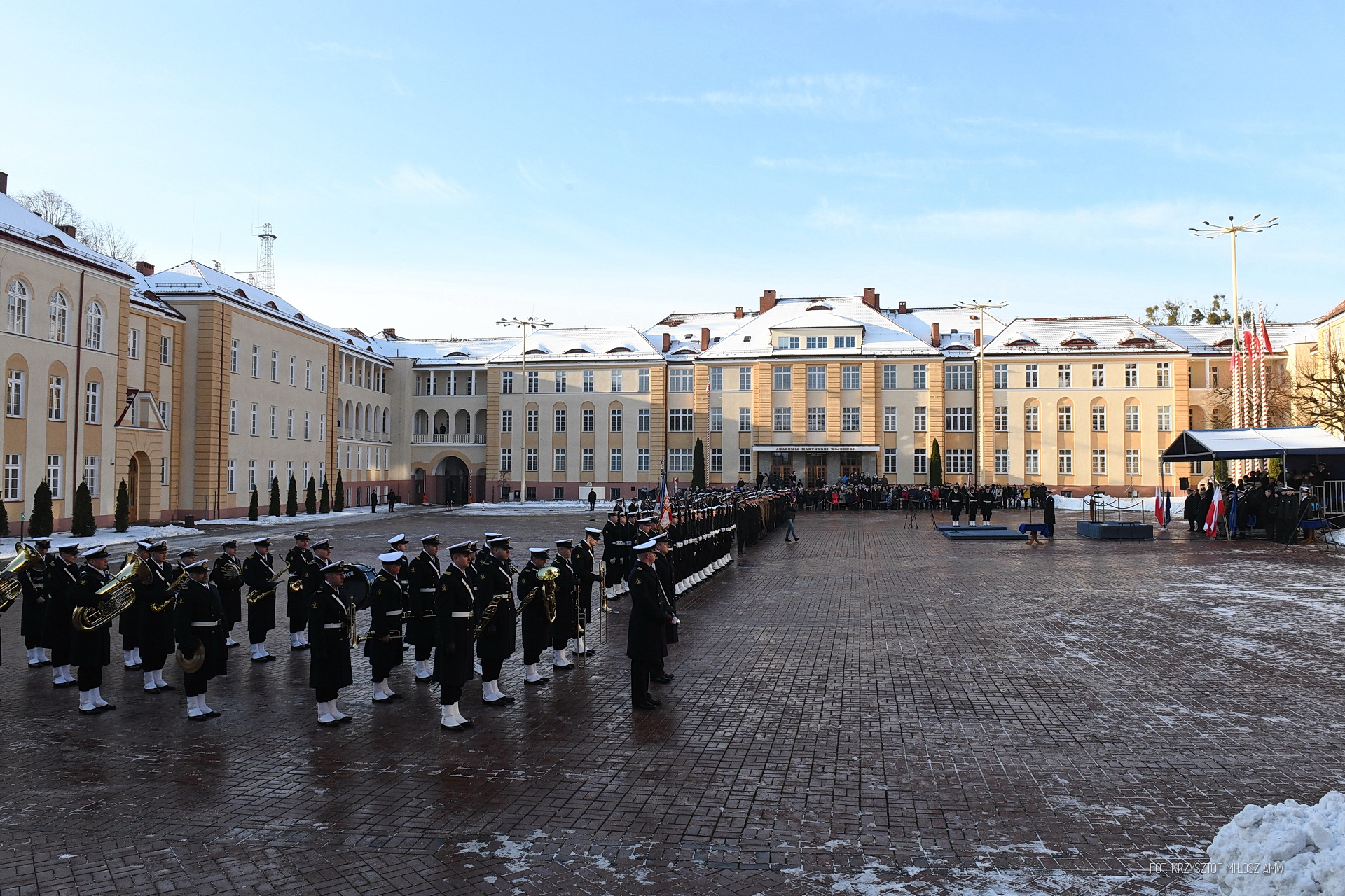 Uroczysytość promocji oficerskiej, fot. Krzysztof Miłosz / Akademia Marynarki Wojennej w Gdyni