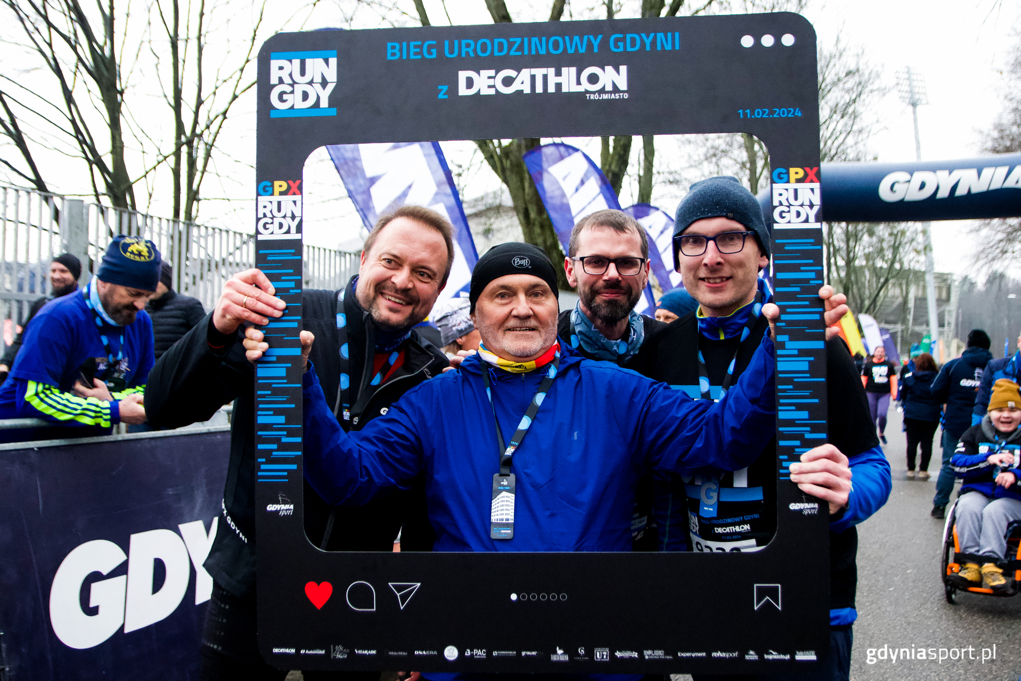 Od lewej: wiceprezydent Marek Łucyk, prezydent Wojciech Szczurek, radny Lechosław Dzierżak, wiceprzewodniczący Rady Miasta Gdyni Jakub Ubych (fot. A. Modelska, A. G&oacute;rska)