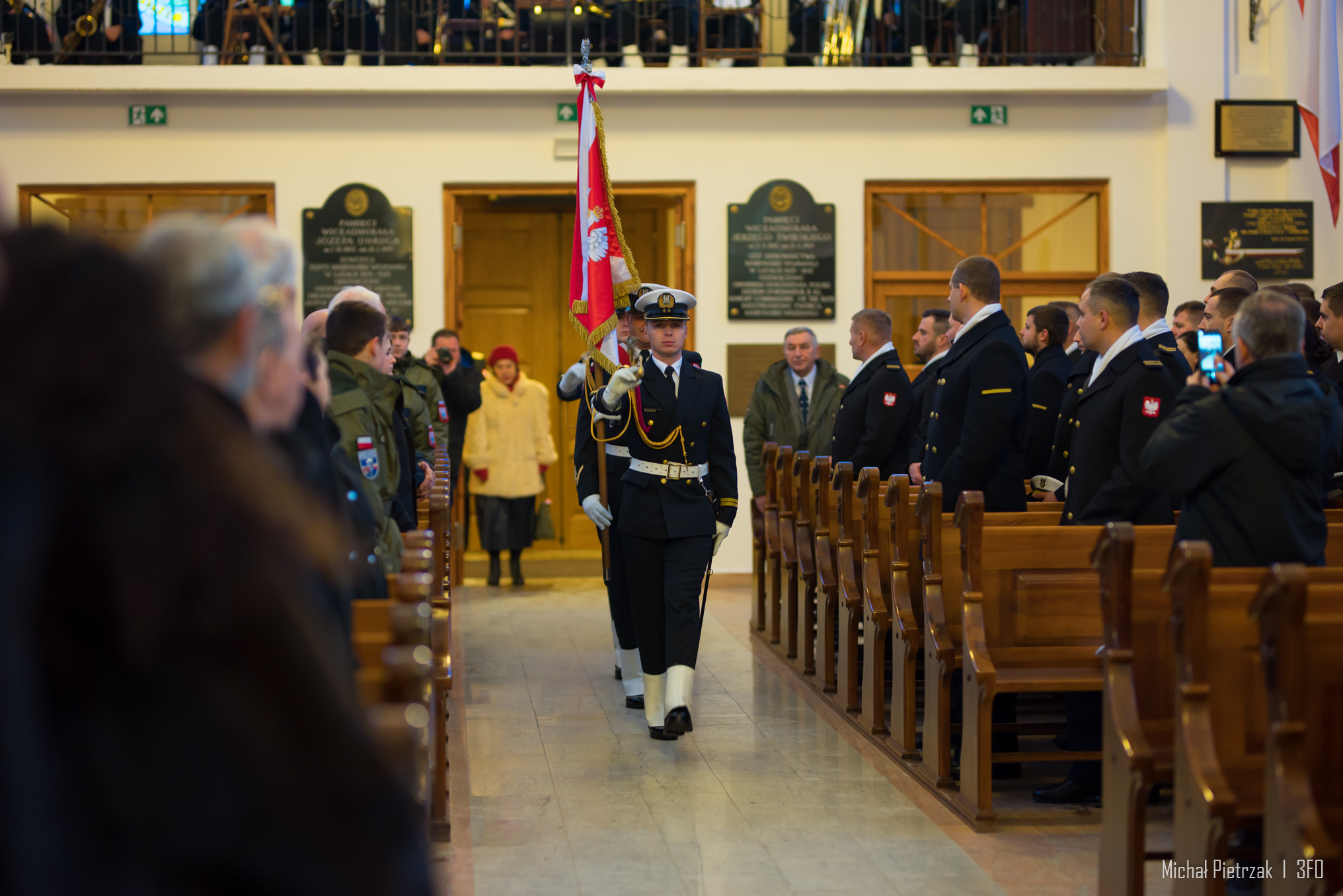 Msza św. w intencji pomordowanych i represjonowanych żołnierzy Polskiej Marynarki Wojennej w okresie stalinowskim. Fot. Michał Pietrzak / 3 FO