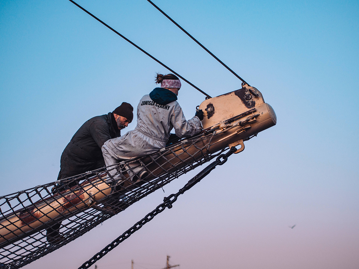 Agnieszka Bladzik - wyr&oacute;żnienie w kategorii &bdquo;Praca na Morzu&rdquo; 