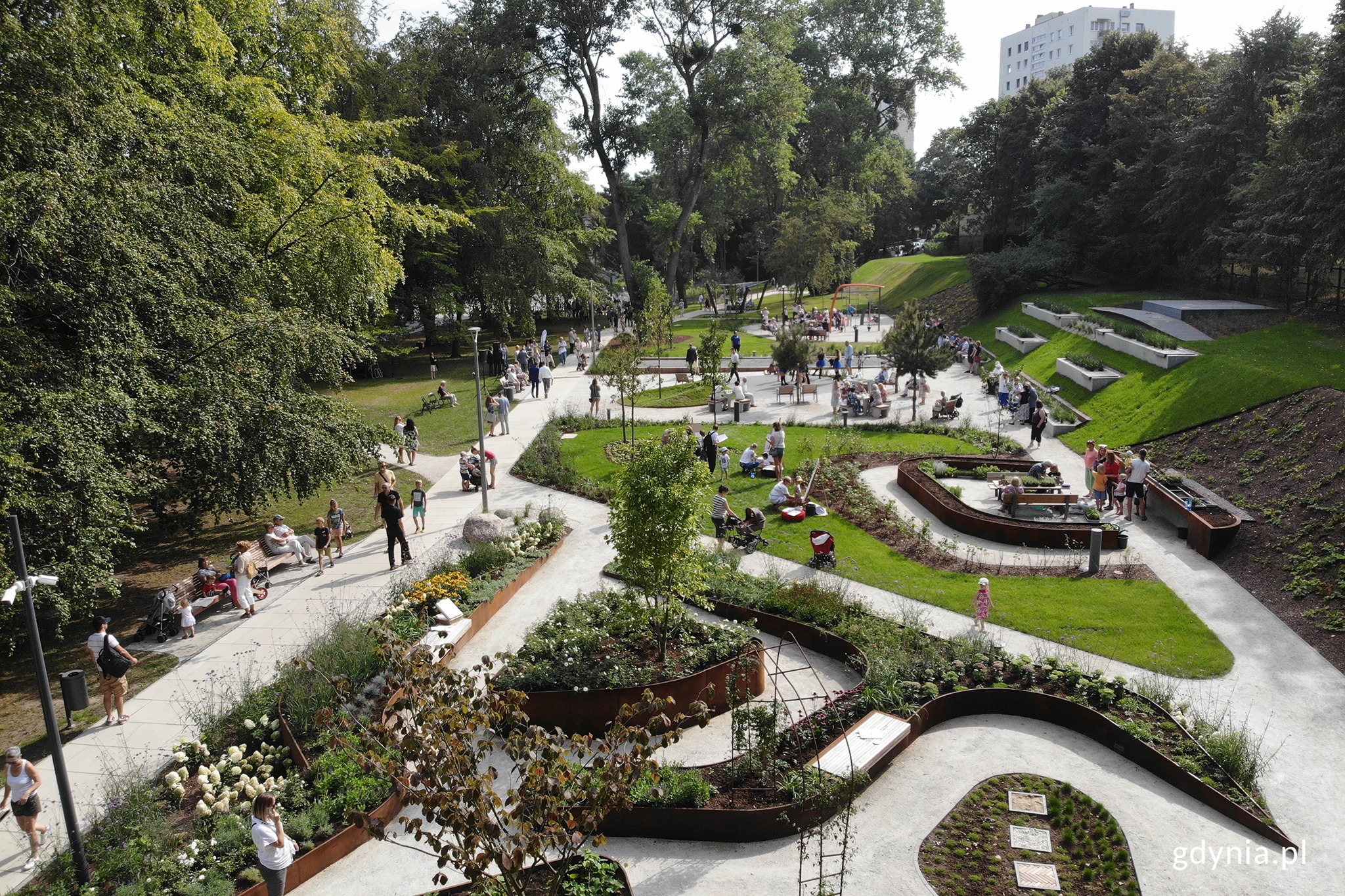 Otwarcie pierwszego etapu Parku Centralnego w 2019 roku, fot. Michał Puszczewicz