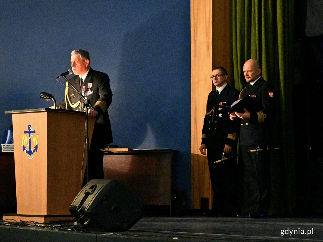 Andrzej Ogrodnik, dow&oacute;dca 3. Flotylli Okręt&oacute;w. Fot. Magdalena Czernek 