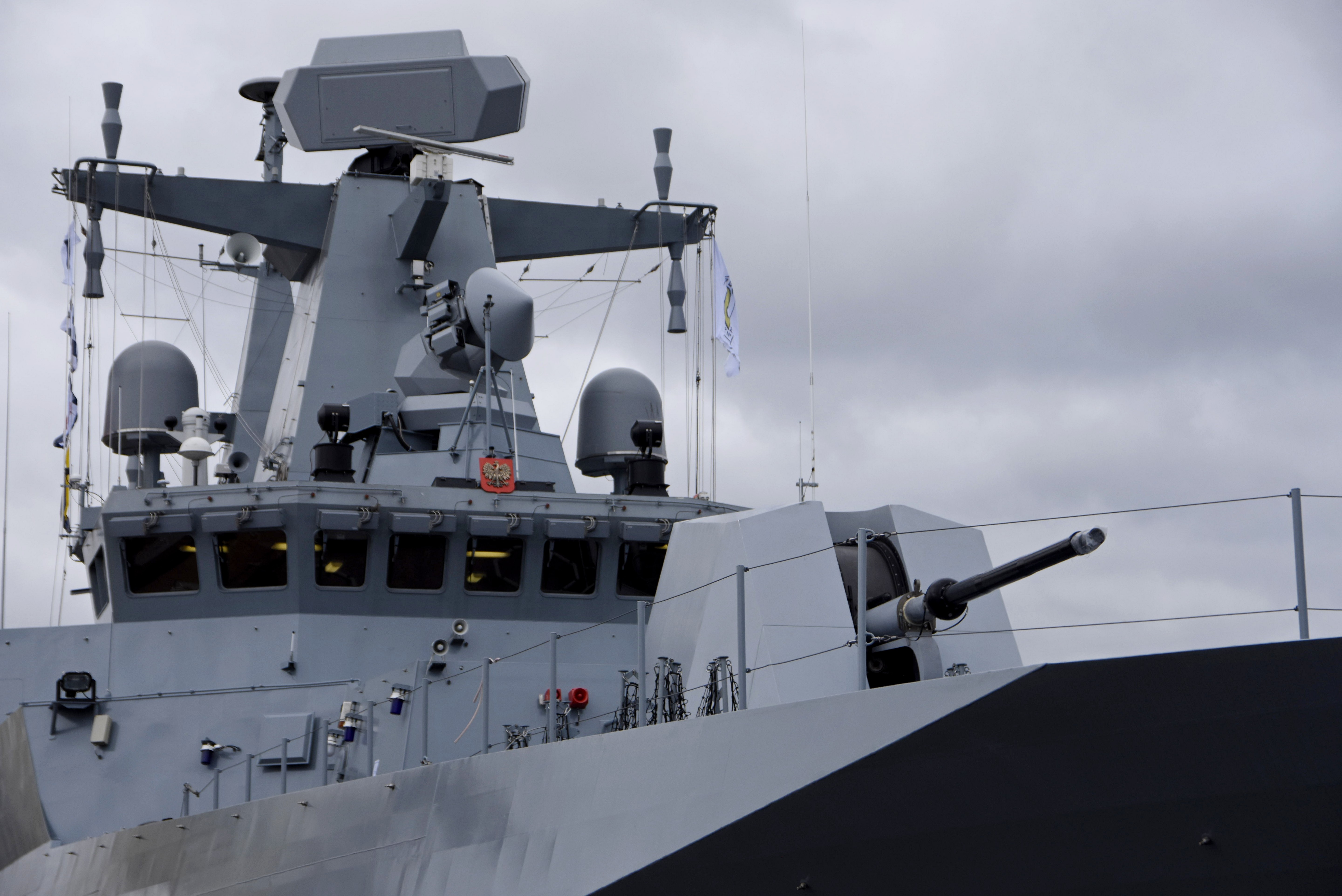 ORP &bdquo;Ślązak&rdquo; w PGZ Stoczni Wojennej w Gdyni, fot. Kamil Złoch