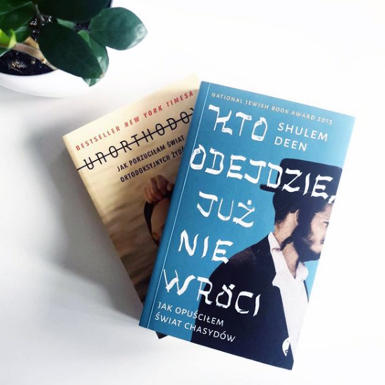 Książki o chasydach, fot. Biblioteka Gdynia