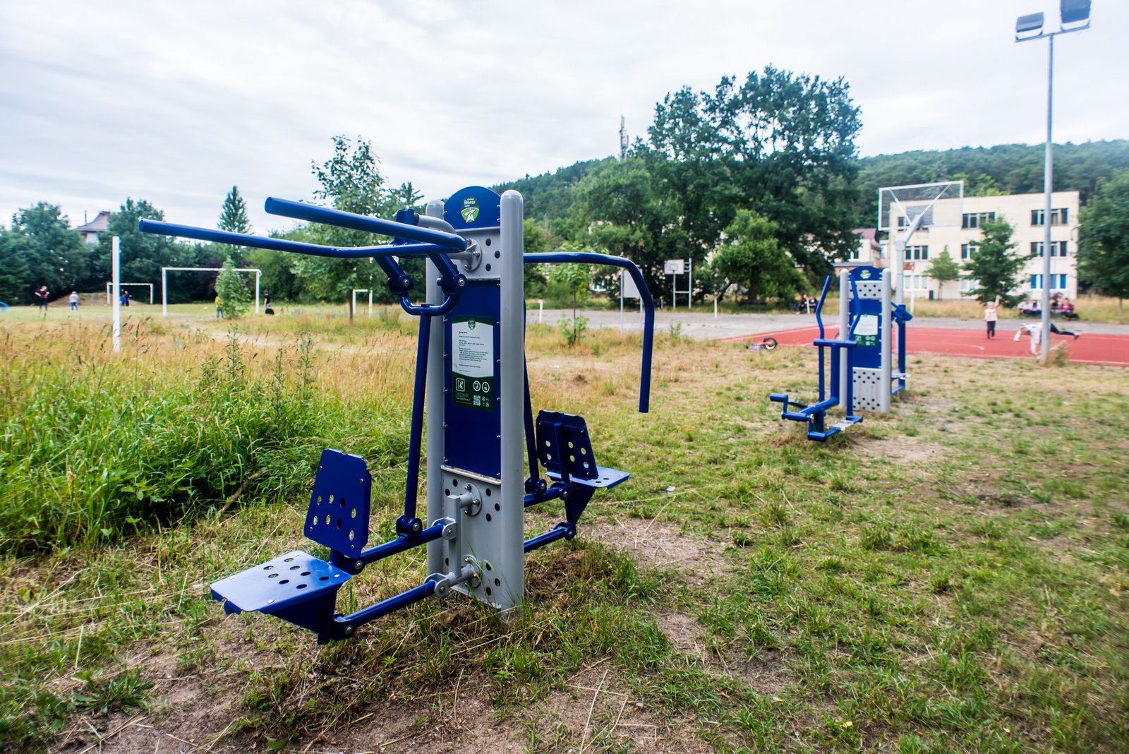 Teren sportowo-rekreacyjny przy ul. Demptowskiej, kt&oacute;ry powstał dzięki aktywności mieszkańc&oacute;w w Budżecie Obywatelskim, fot. mat. Laboratorium Innowacji Społecznych