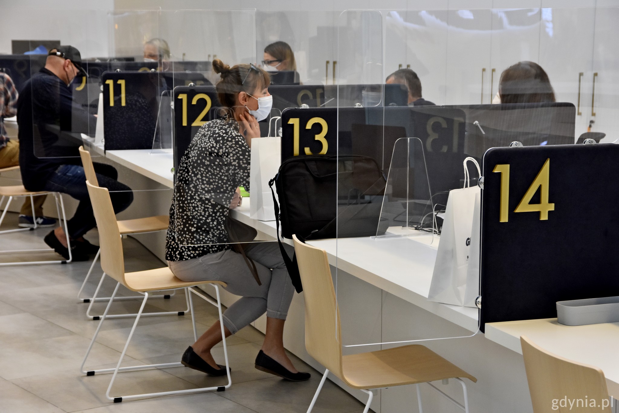 Już dziś pierwsi mieszkańcy mogli załatwić swoje sprawy // fot. Paweł Kukla