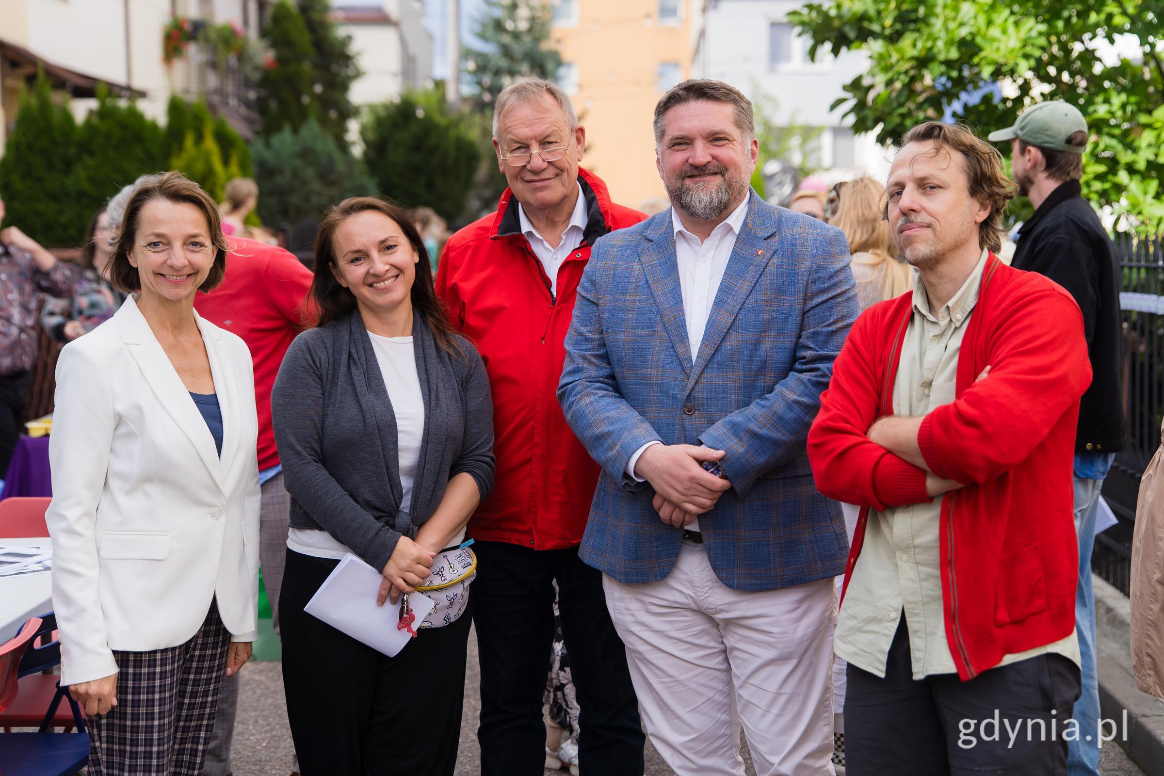 Samorządowcy podczas święta ulicy Focha w Gdyni