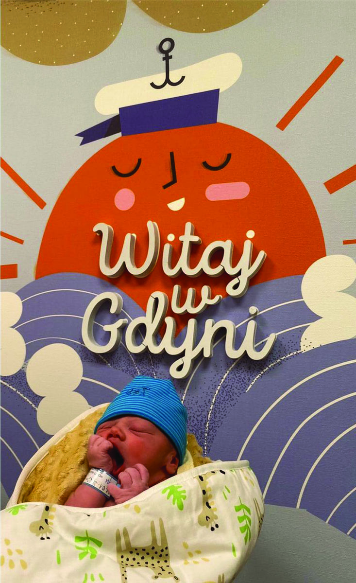 na zdjęciu malutki Florian