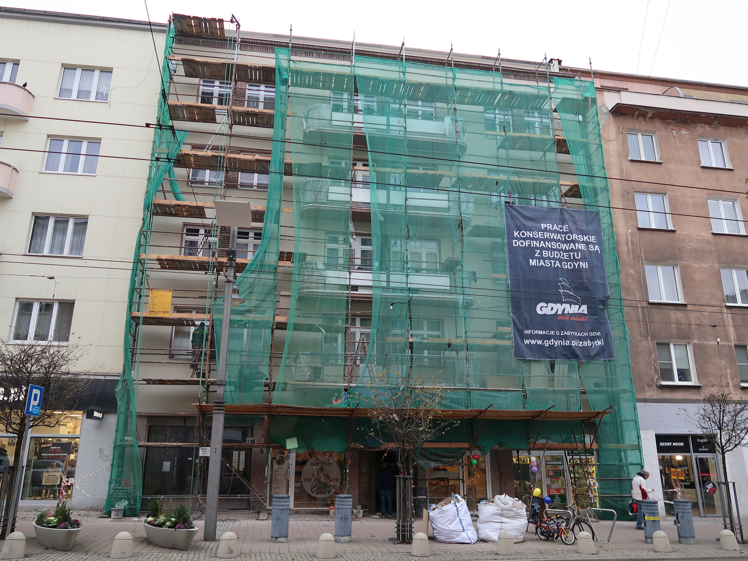 Budynek w trakcie prac w 2020 r.