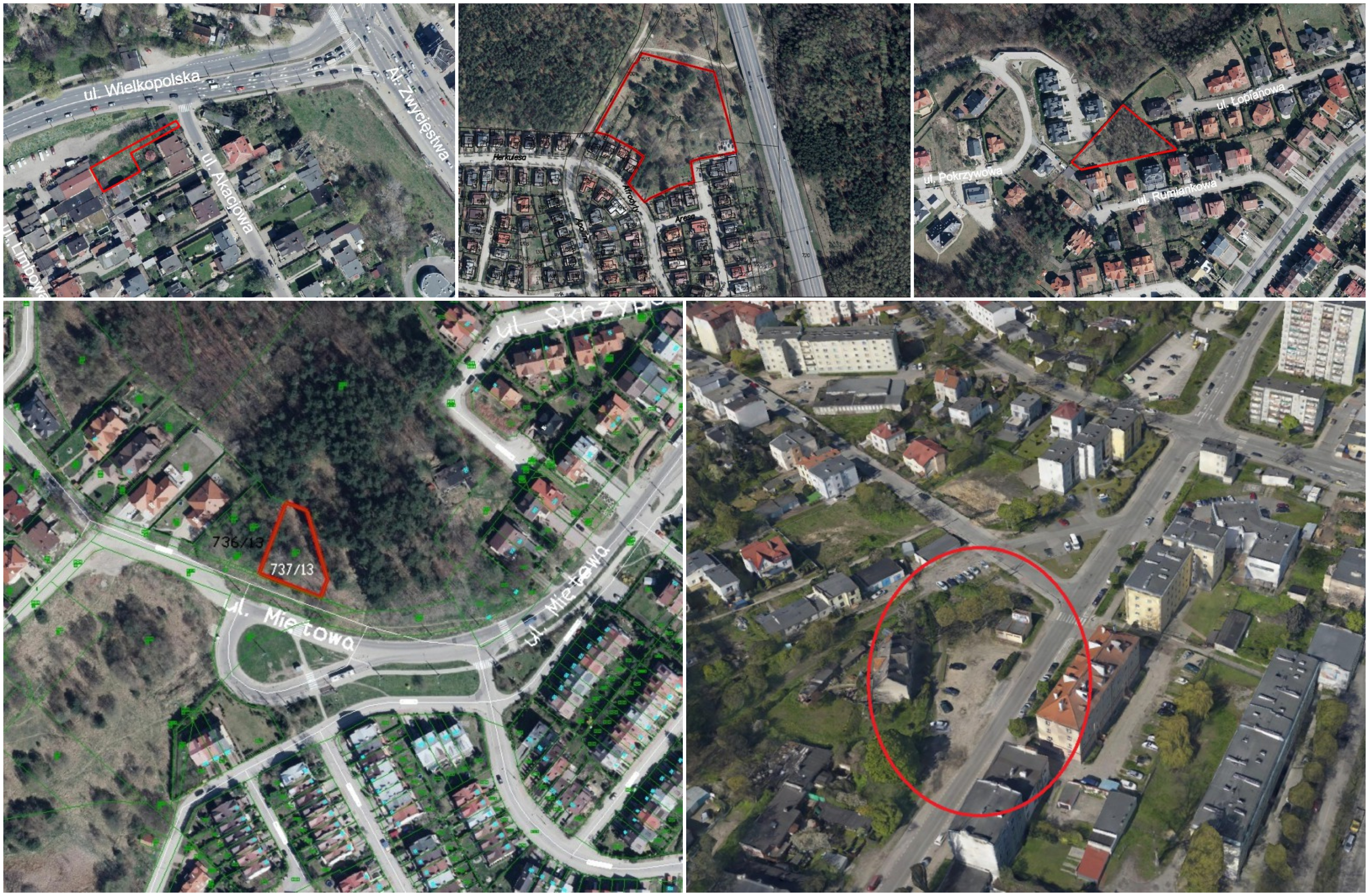 Kilka z przeznaczonych na sprzedaż 23 kwietnia nieruchomości, fot. investgdynia.pl